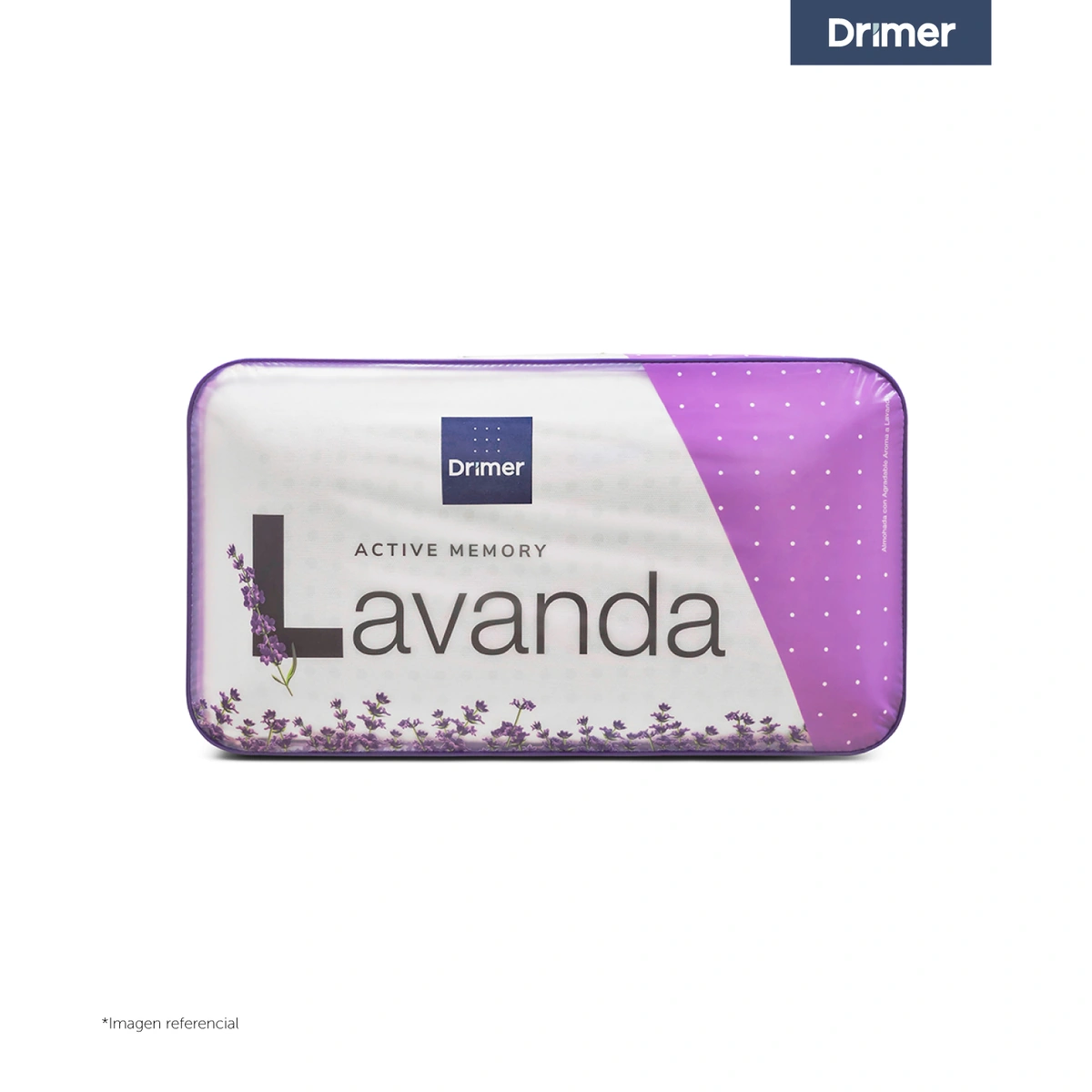 ALMOHADA DRIMER ACTIVE MEMORY AROMA LAVANDA 70X40 CM - 1