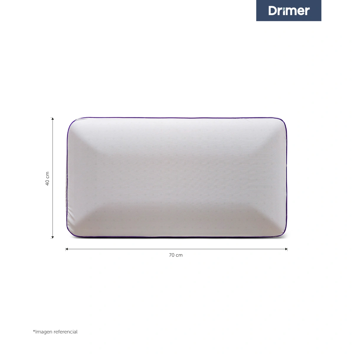 ALMOHADA DRIMER ACTIVE MEMORY AROMA LAVANDA 70X40 CM - 4