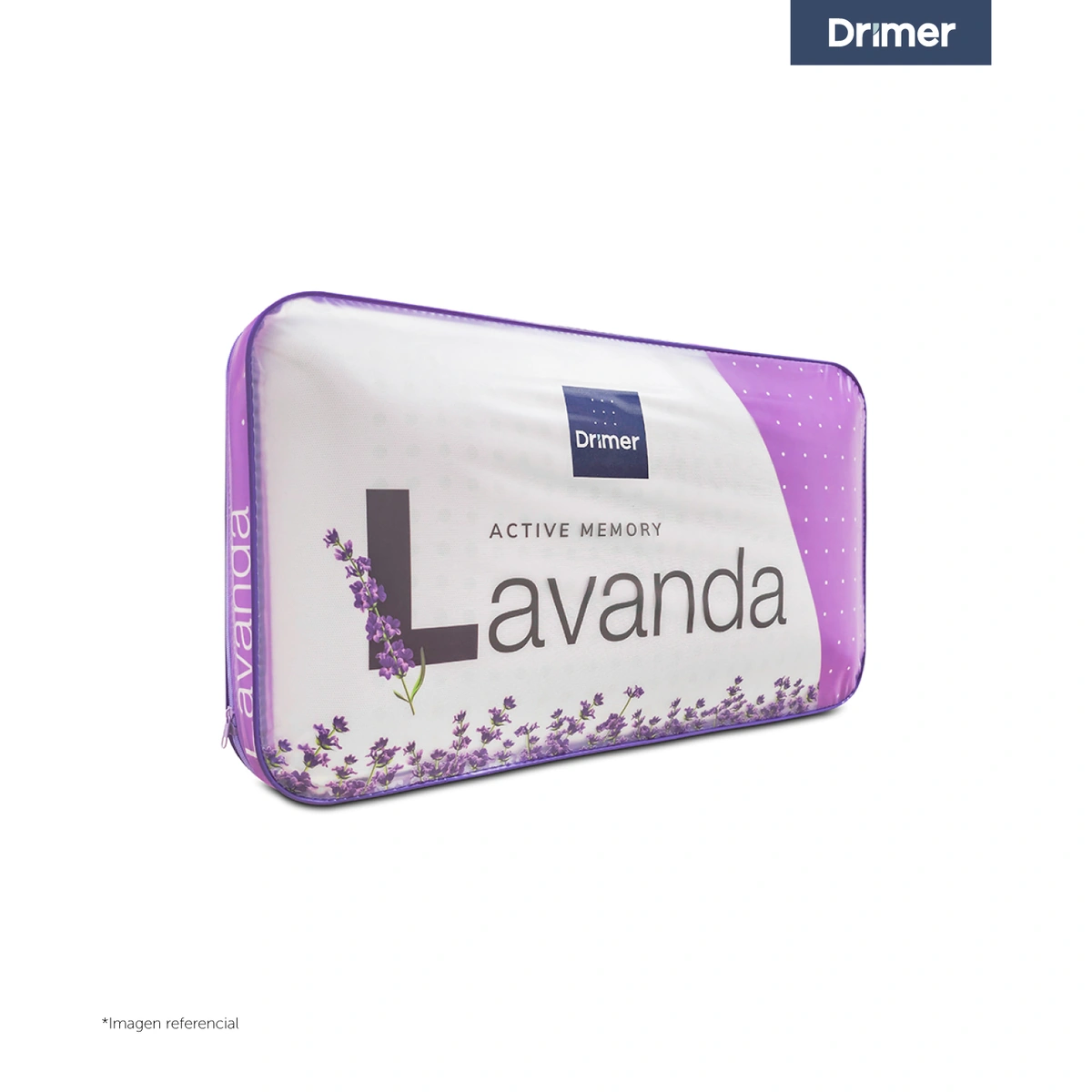ALMOHADA DRIMER ACTIVE MEMORY AROMA LAVANDA 70X40 CM - 5
