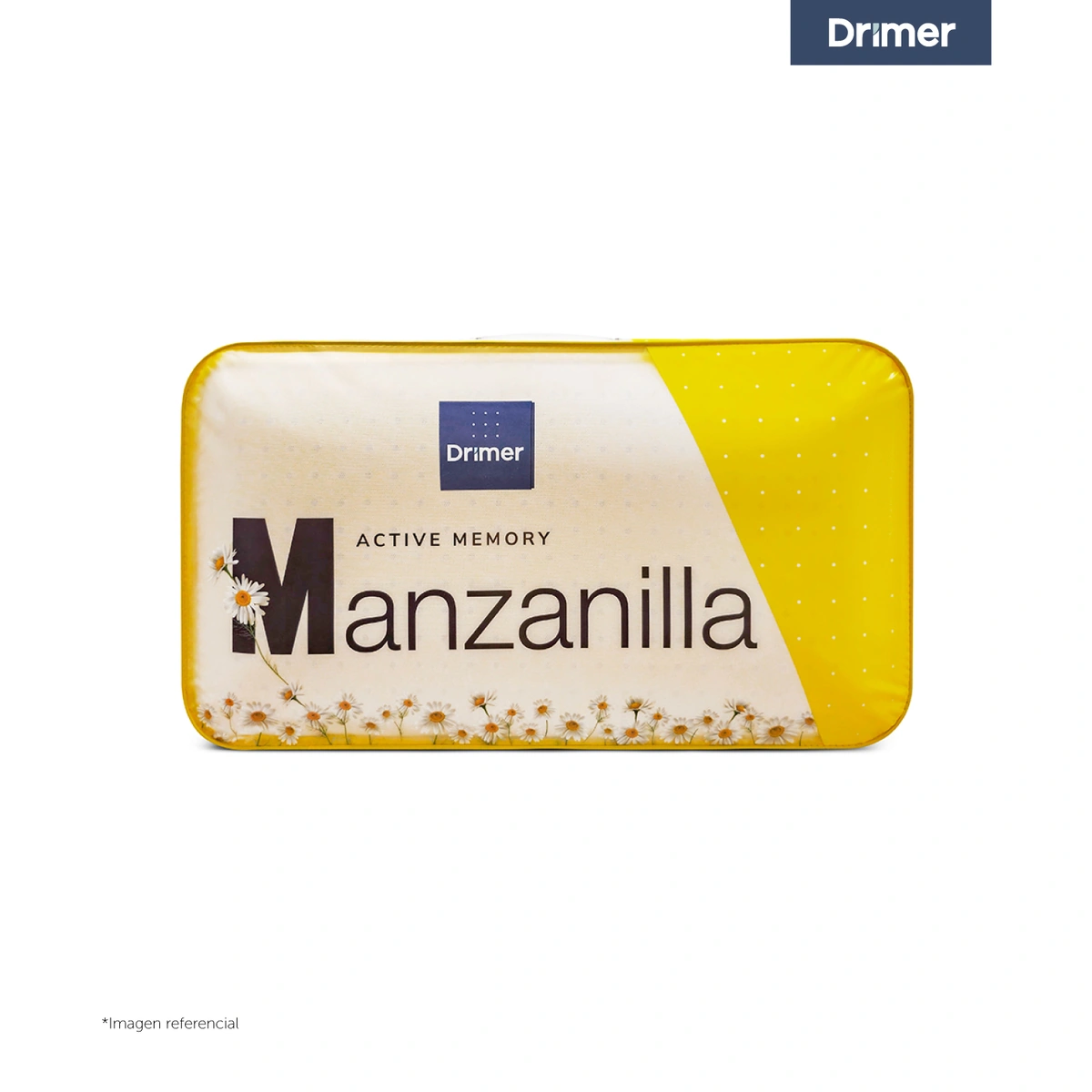 ALMOHADA DRIMER ACTIVE MEMORY AROMA MANZANILLA 70X40 CM - 1