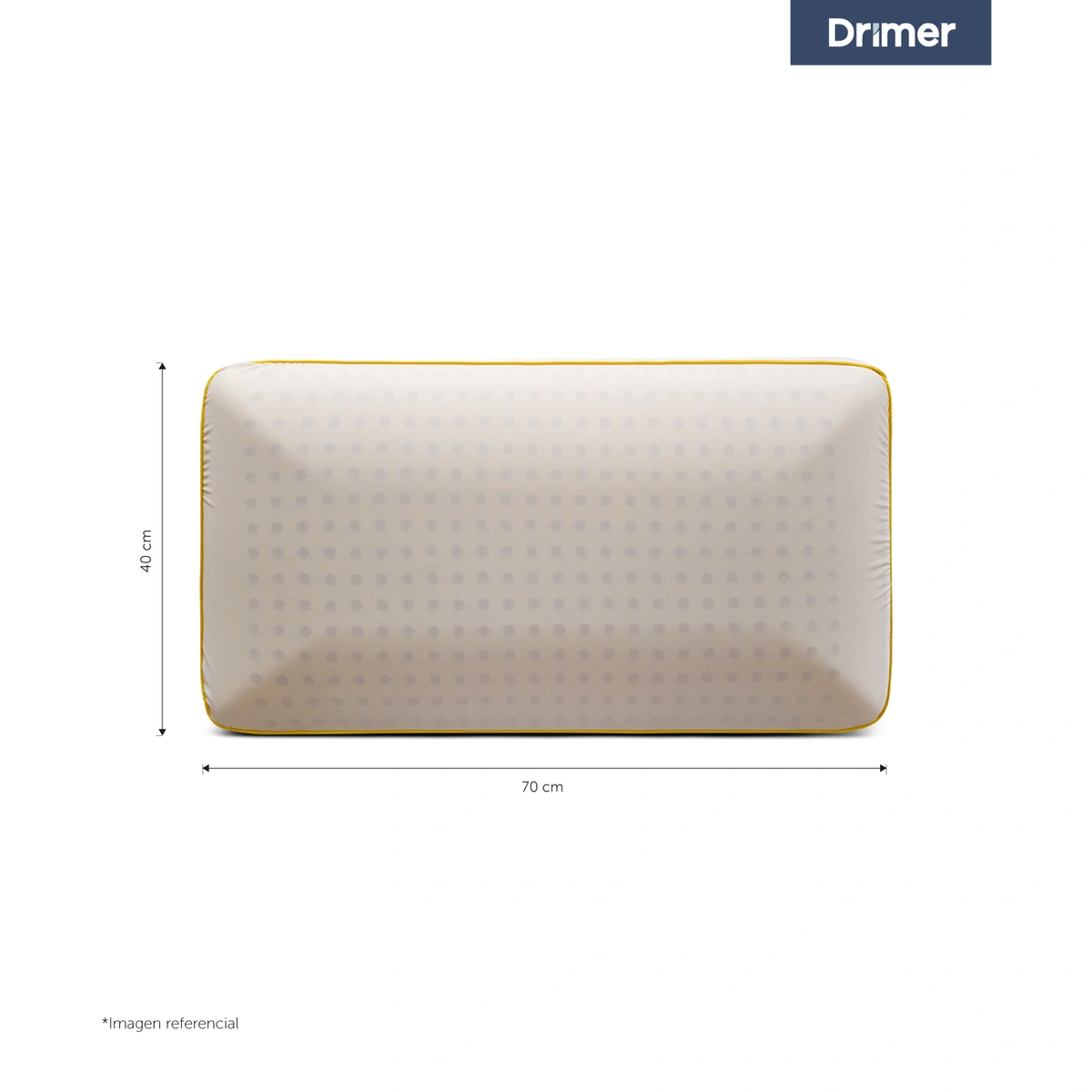 ALMOHADA DRIMER ACTIVE MEMORY AROMA MANZANILLA 70X40 CM - 4