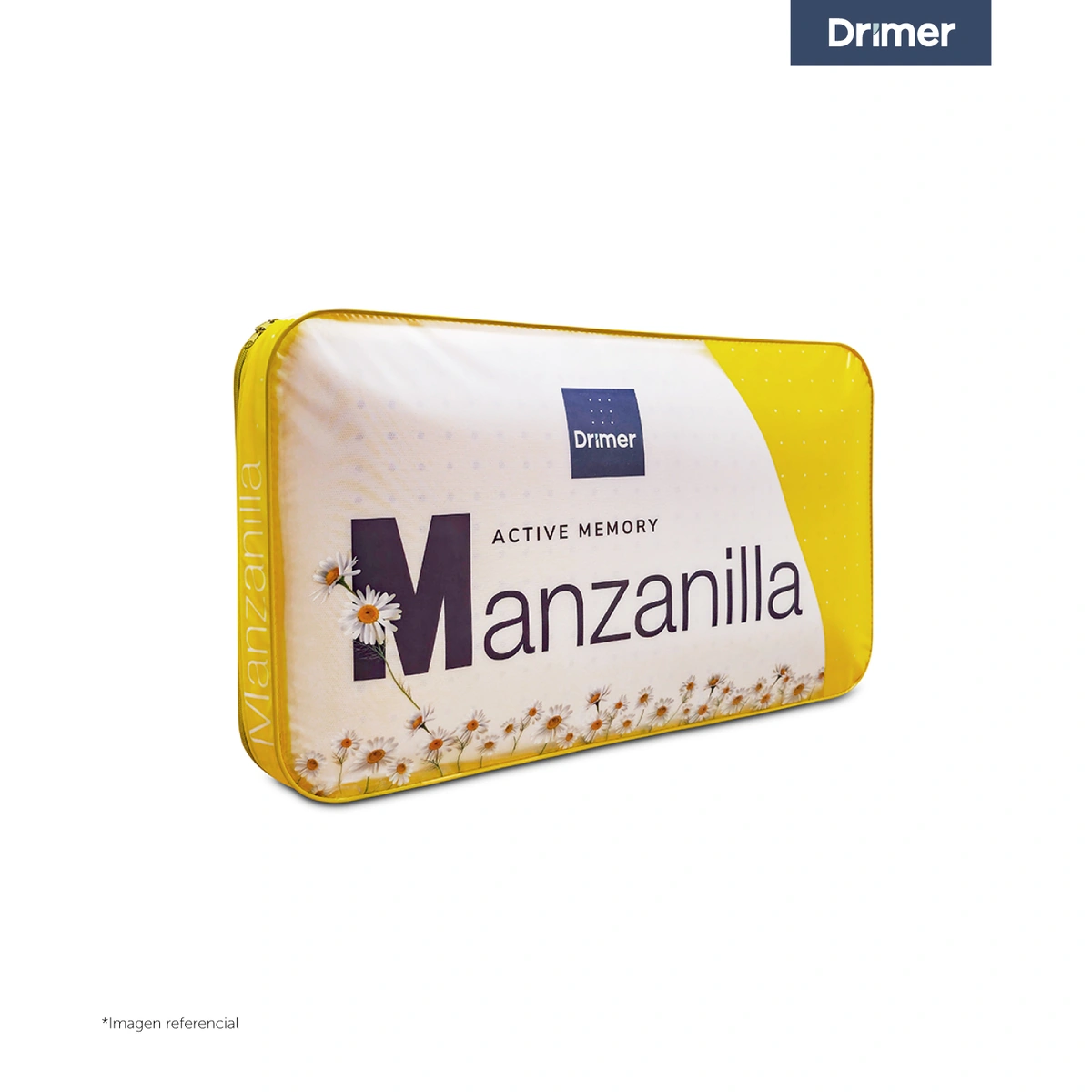 ALMOHADA DRIMER ACTIVE MEMORY AROMA MANZANILLA 70X40 CM - 5