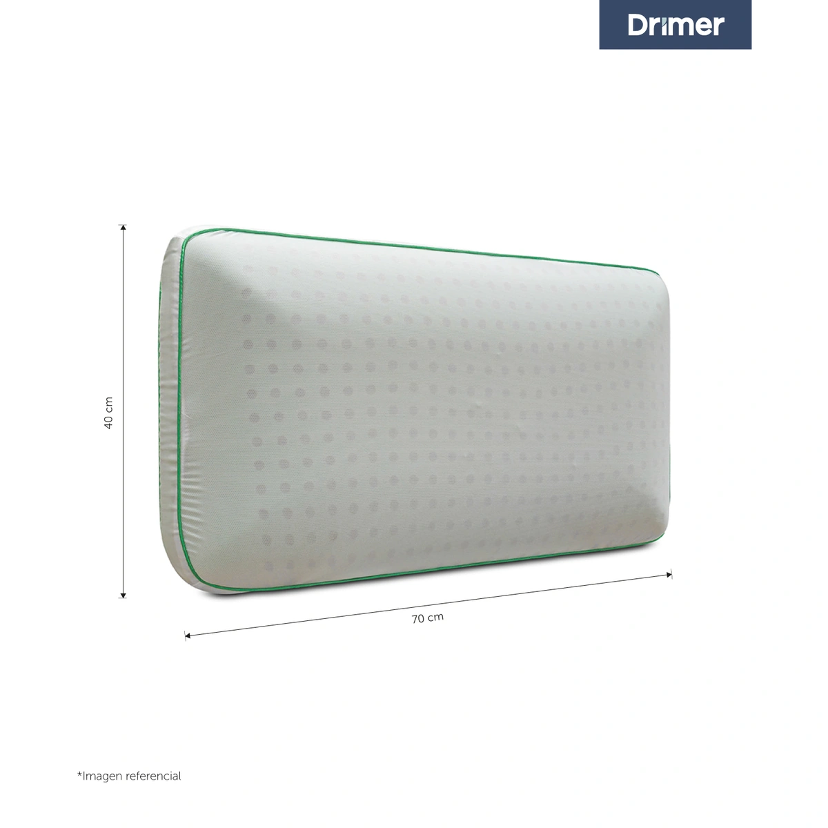 ALMOHADA DRIMER ACTIVE MEMORY AROMA TÉ VERDE 70X40 CM - 3