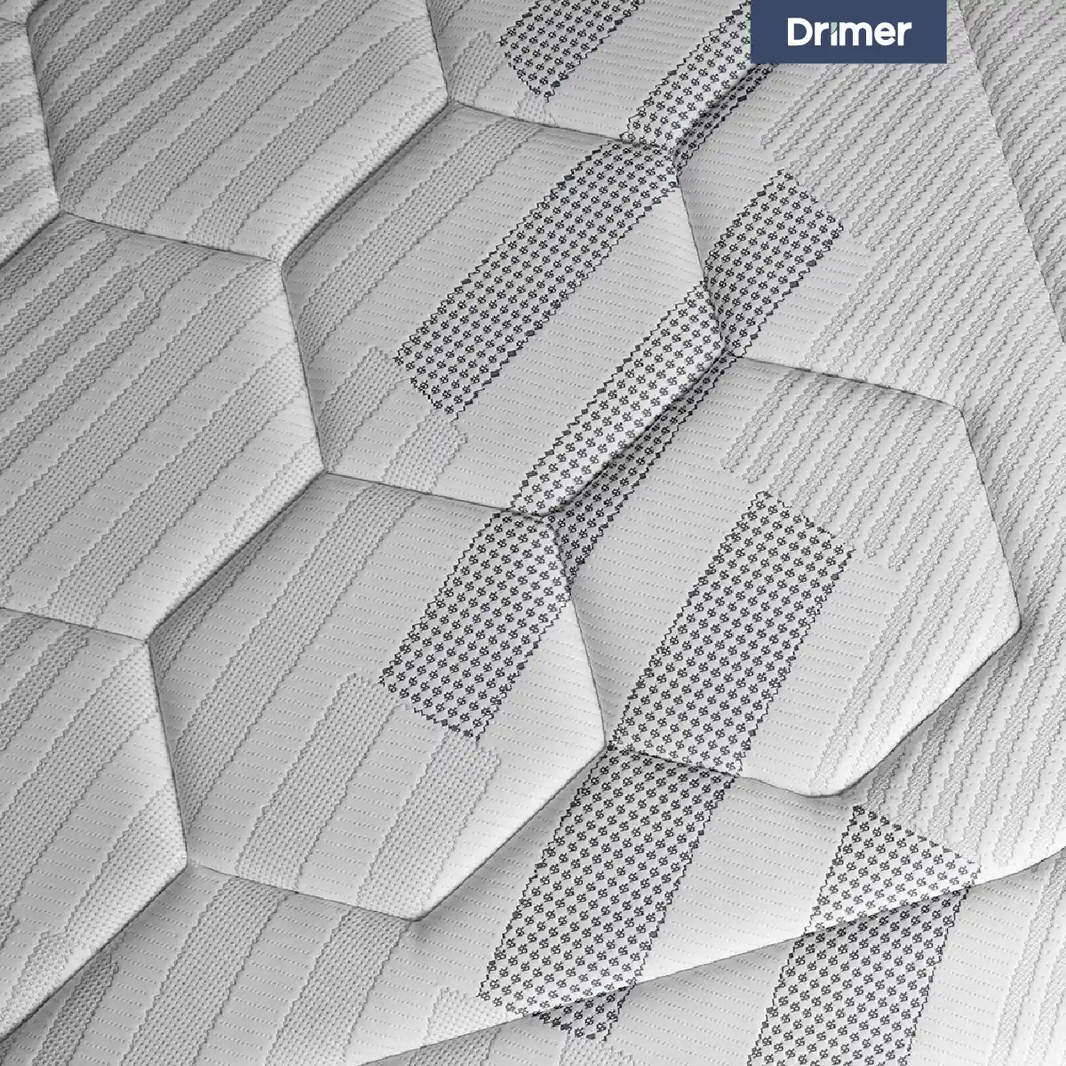 DORMITORIO BOXET DRIMER CROMOPEDIC 1.5 PLAZAS GRIS - 5