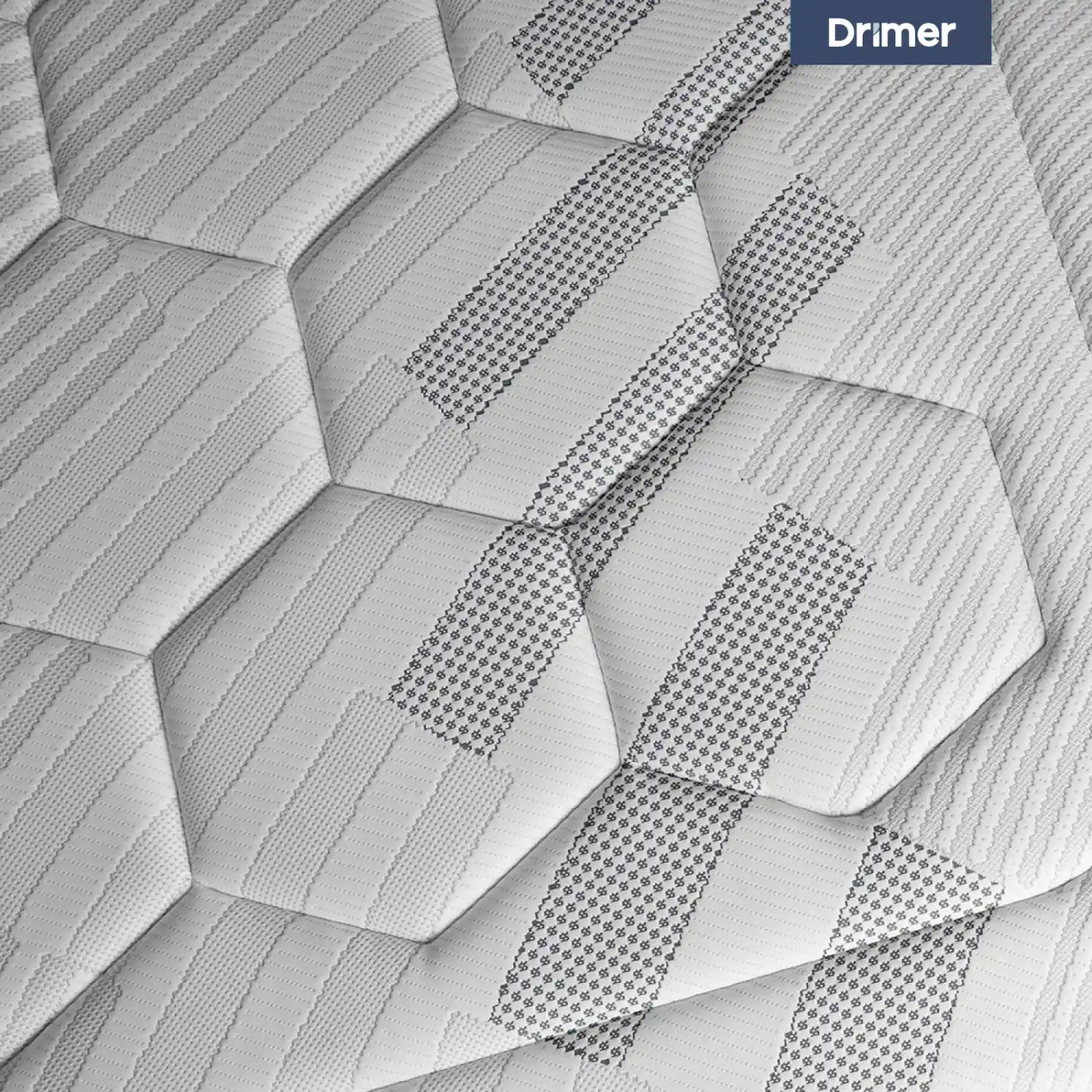 DORMITORIO BOXET DRIMER CROMOPEDIC 1.5 PLAZAS GRIS - 5
