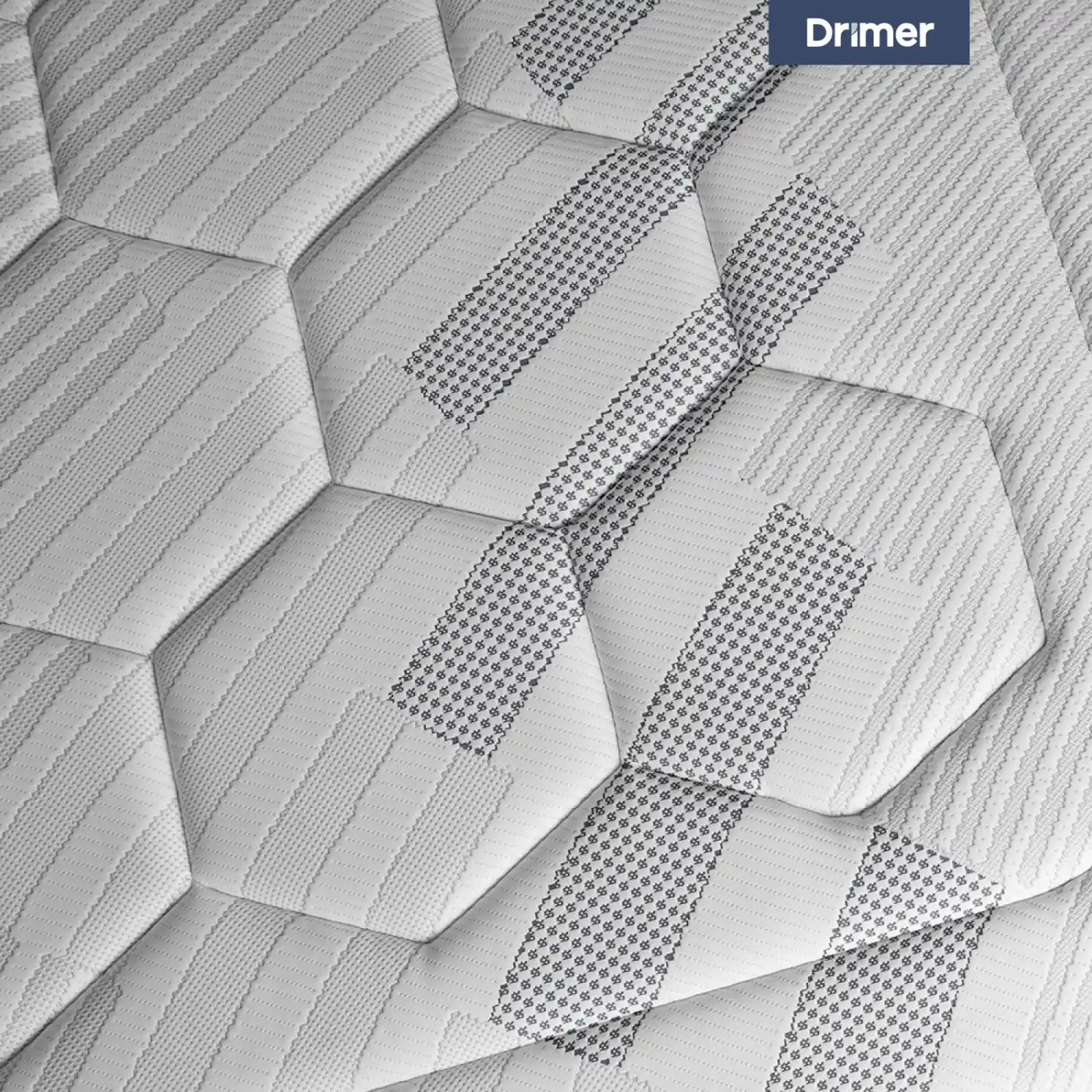 DORMITORIO BOXET DRIMER CROMOPEDIC 1.5 PLAZAS GRIS - 5