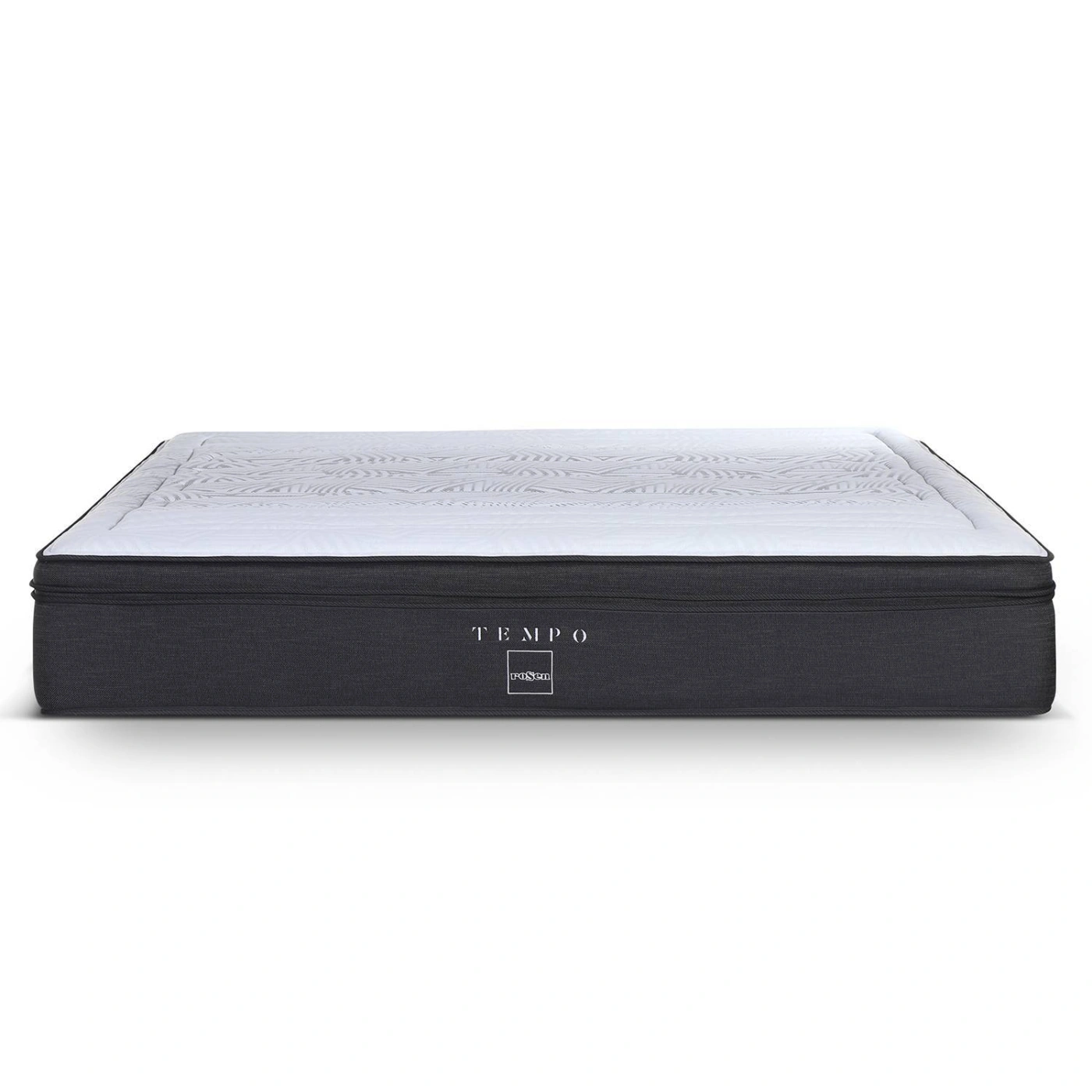 DORMITORIO ROSEN TEMPO QUEEN ISSEY GRAFITO + 2 VELADORES + 2 ALMOHADAS MEMORY MAX - 10