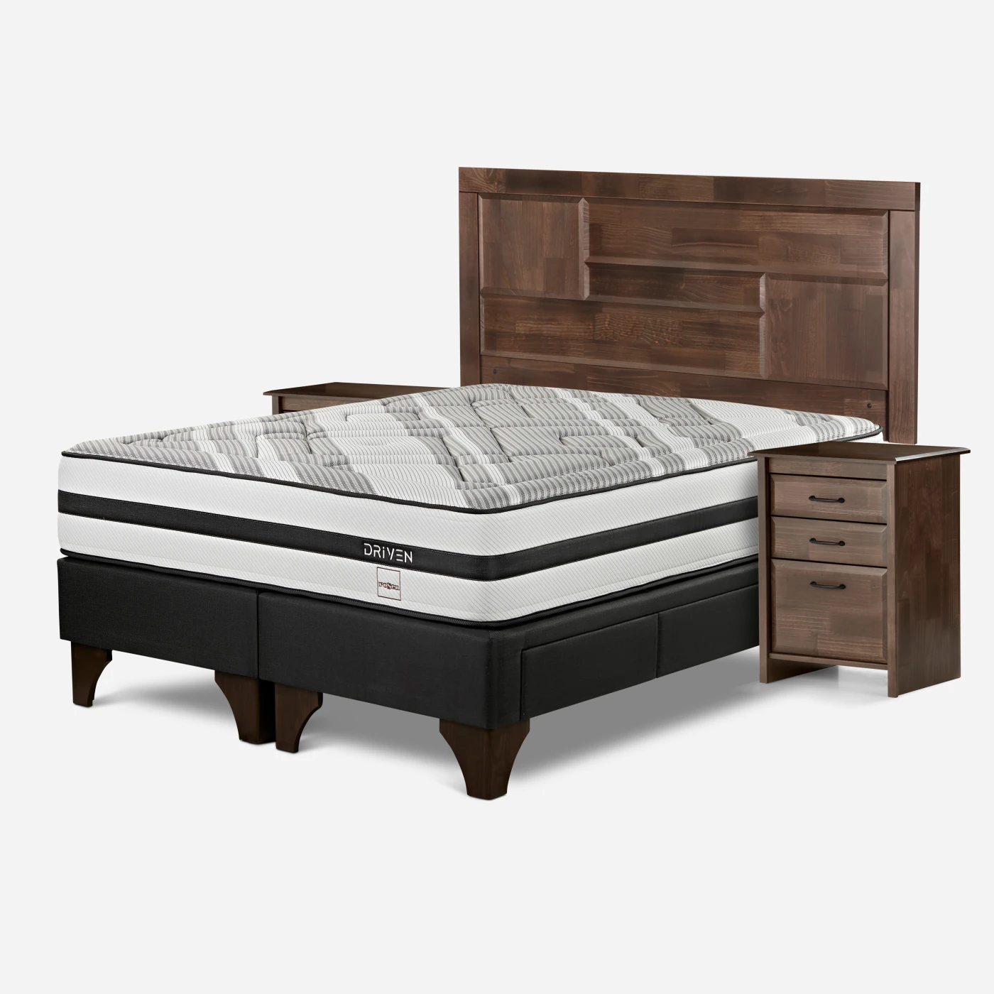 DORMITORIO EUROPEO ROSEN CON CAJONES DRIVEN KING DOLCE - 1