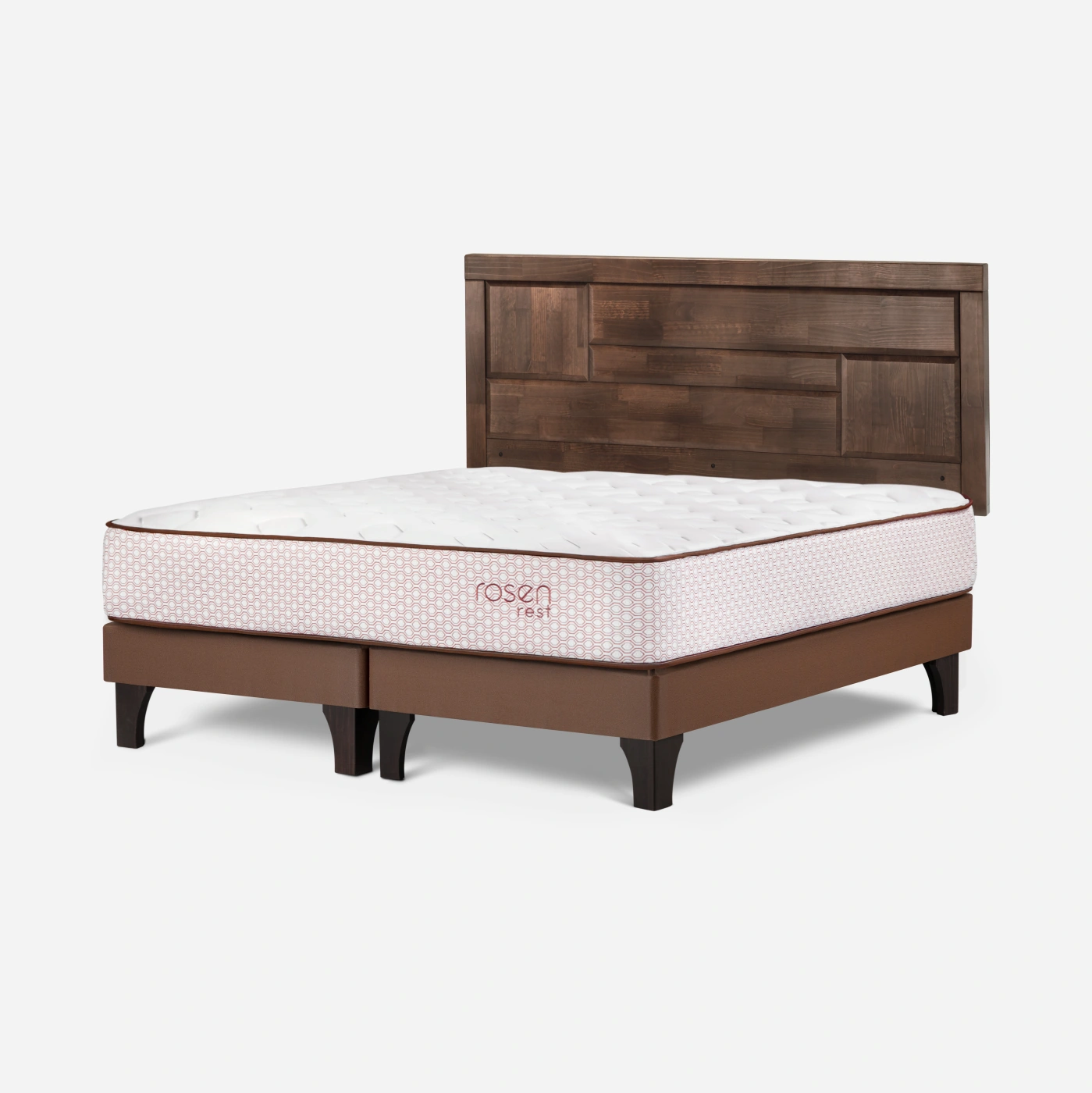 DORMITORIO EUROPEO ROSEN REST QUEEN DOLCE + 2 VELADORES DOLCE - 3