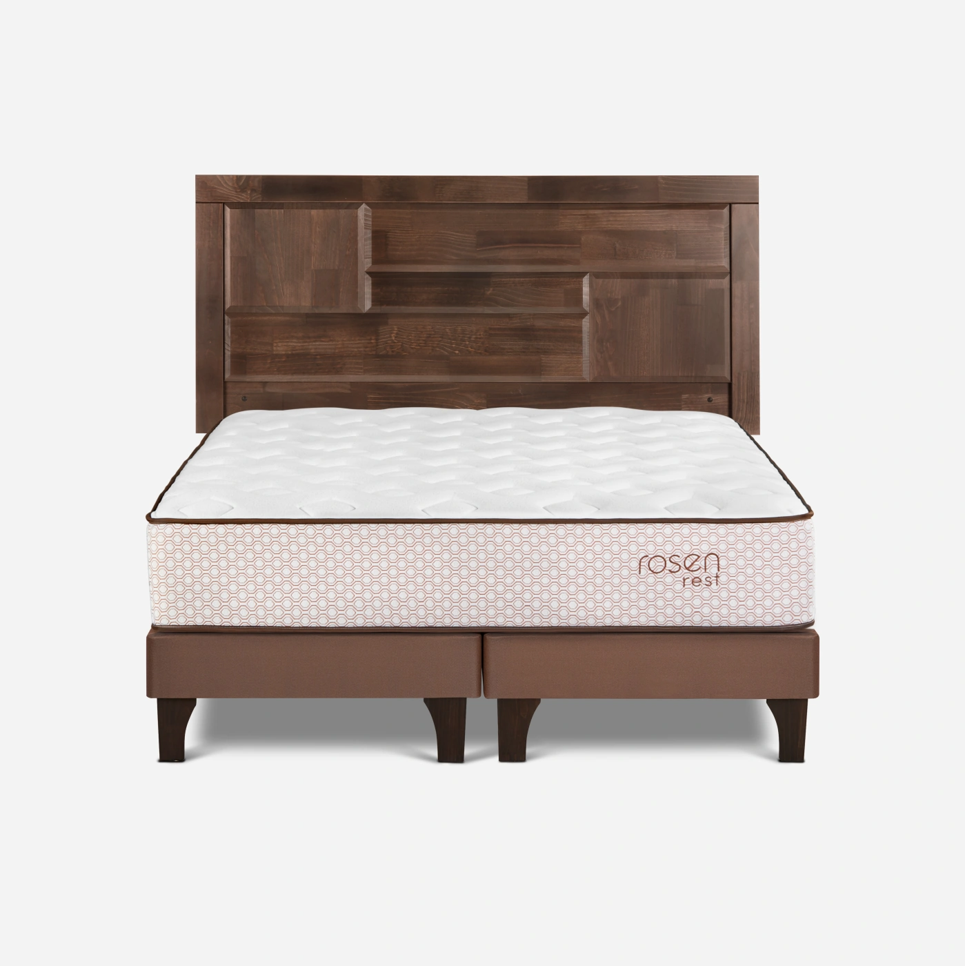 DORMITORIO EUROPEO ROSEN REST QUEEN DOLCE + 2 VELADORES DOLCE - 6