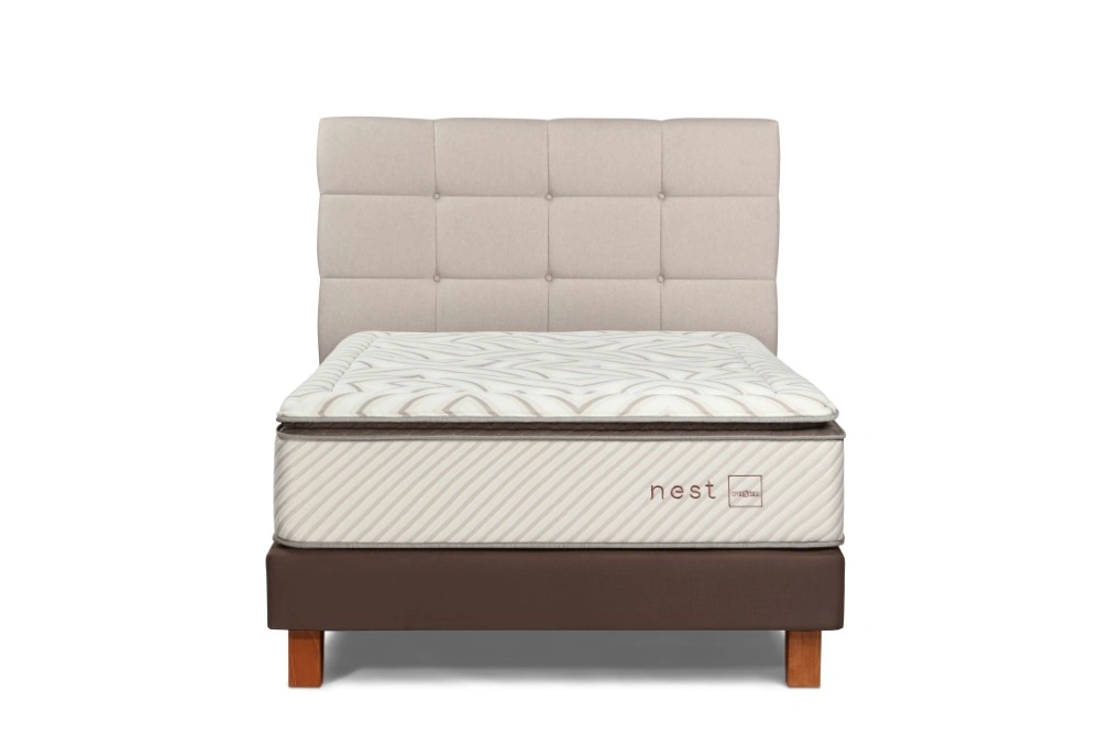DORMITORIO EUROPEO ROSEN NEST 2 PLAZAS + 2 ALMOHADAS MEMORY MAX - 2