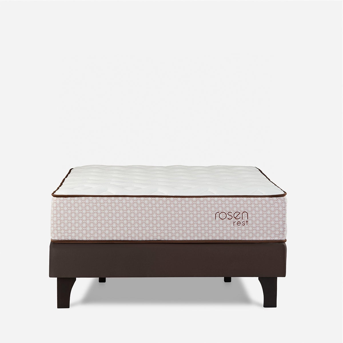 CAMA EUROPEA ROSEN REST 2 PLAZAS NO APLICA CAJONES MARRÓN - 2