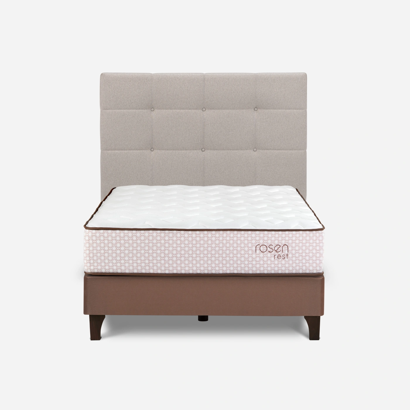 DORMITORIO EUROPEO ROSEN REST 2 PLAZAS + 2 Almohadas - 2