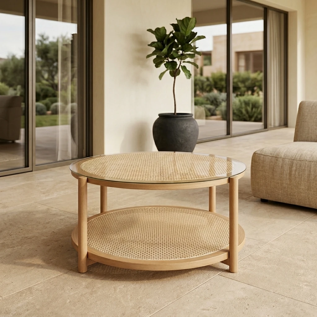 MESA DE CENTRO MAISON LINETT JULIEN 95X95 CM - 1