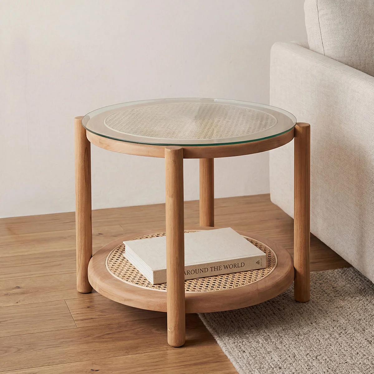 MESA LATERAL MAISON LINETT JULIEN 55X55 CM - 1