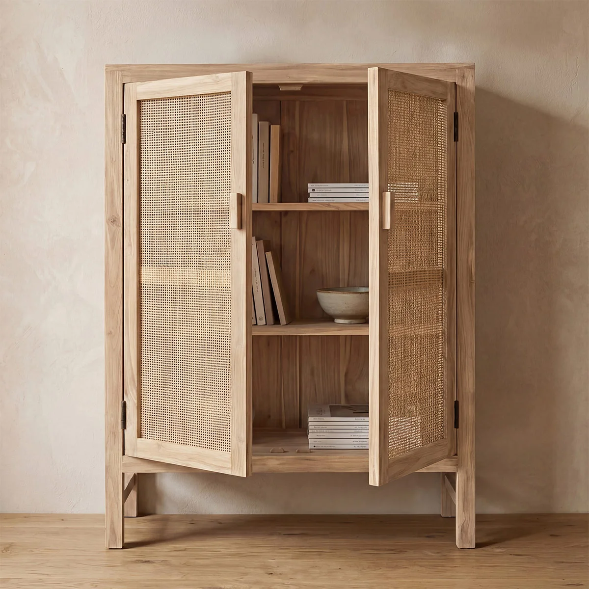 VITRINA MAISON LINETT AMELIE NATURAL - 1