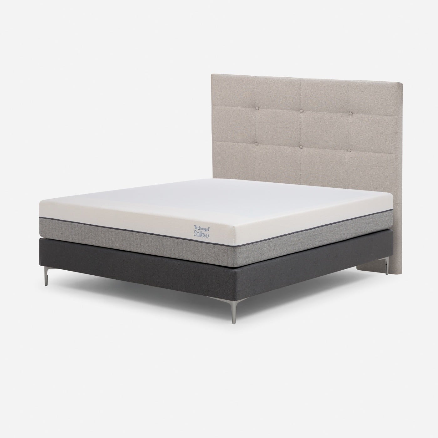 DORMITORIO EUROPEO NEW SOLLIEVO 2 PLAZAS ISSEY NIEBLA - 2