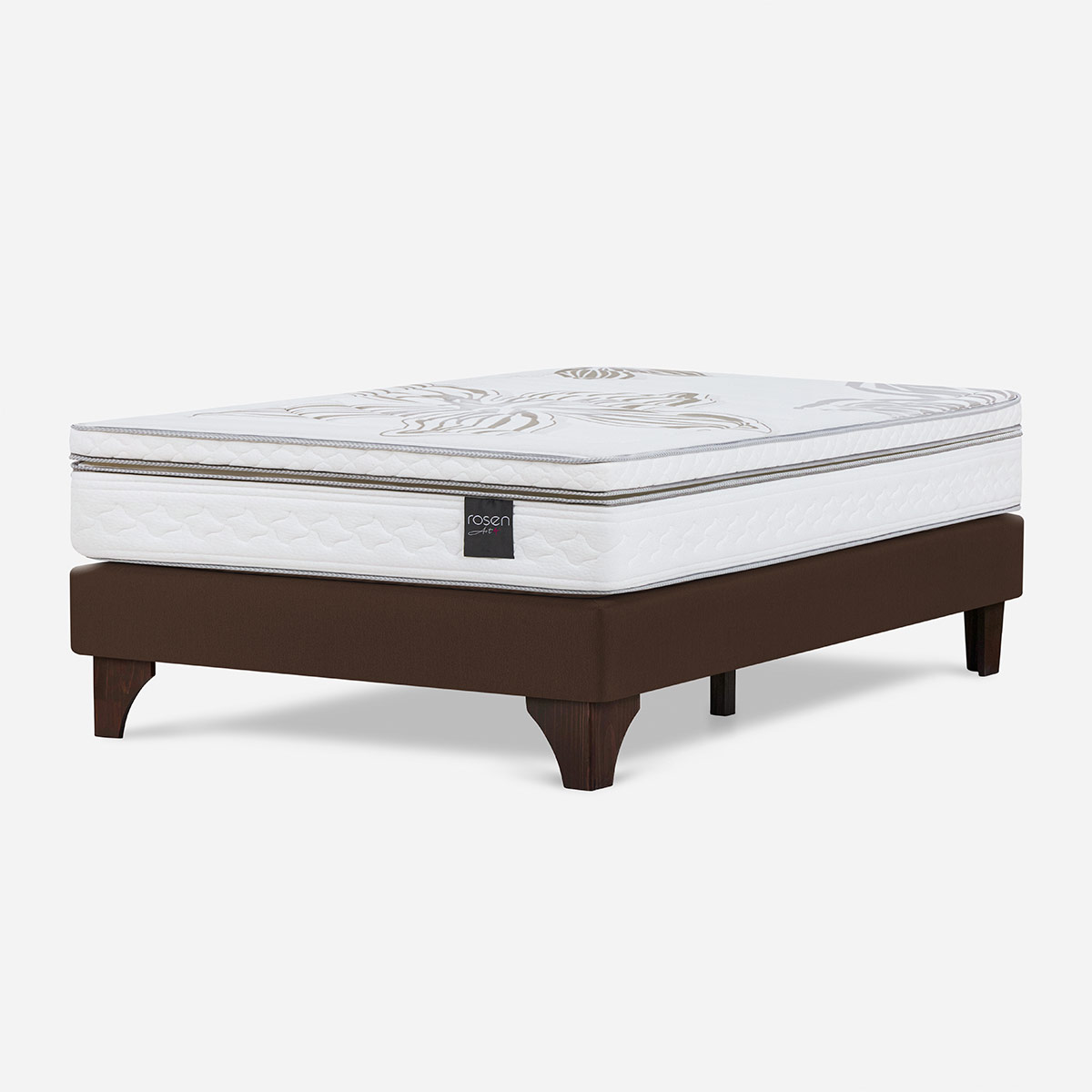 CAMA EUROPEA ROSEN ART 4 2 PLAZAS MOCCA - 1