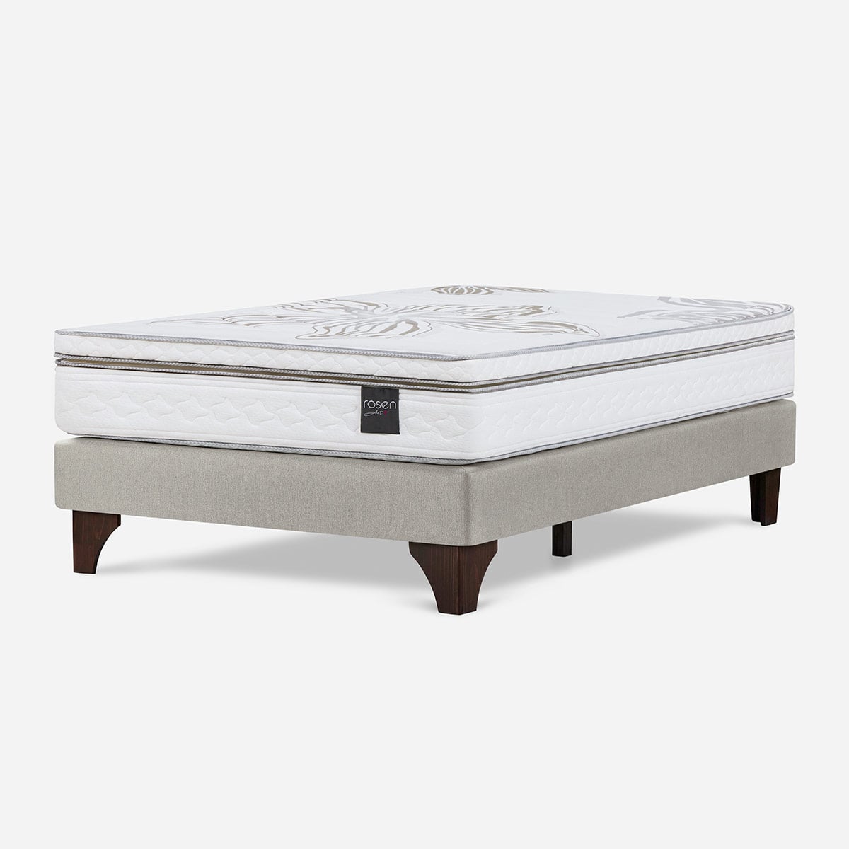 CAMA EUROPEA ROSEN ART 4 2 PLAZAS NIEBLA - 1