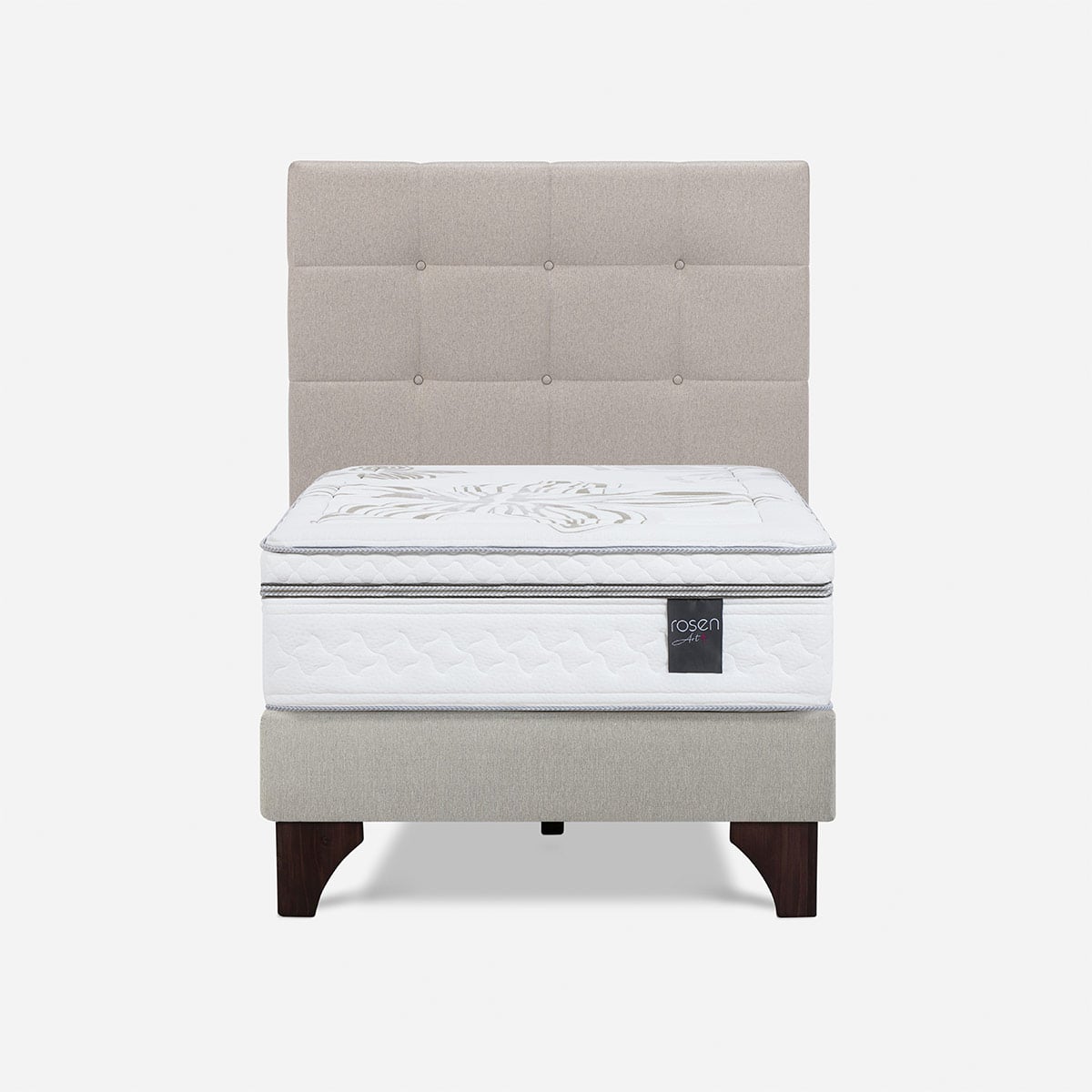 DORMITORIO EUROPEO ROSEN ART 4 1.5 PLAZAS ISSEY NIEBLA - 2