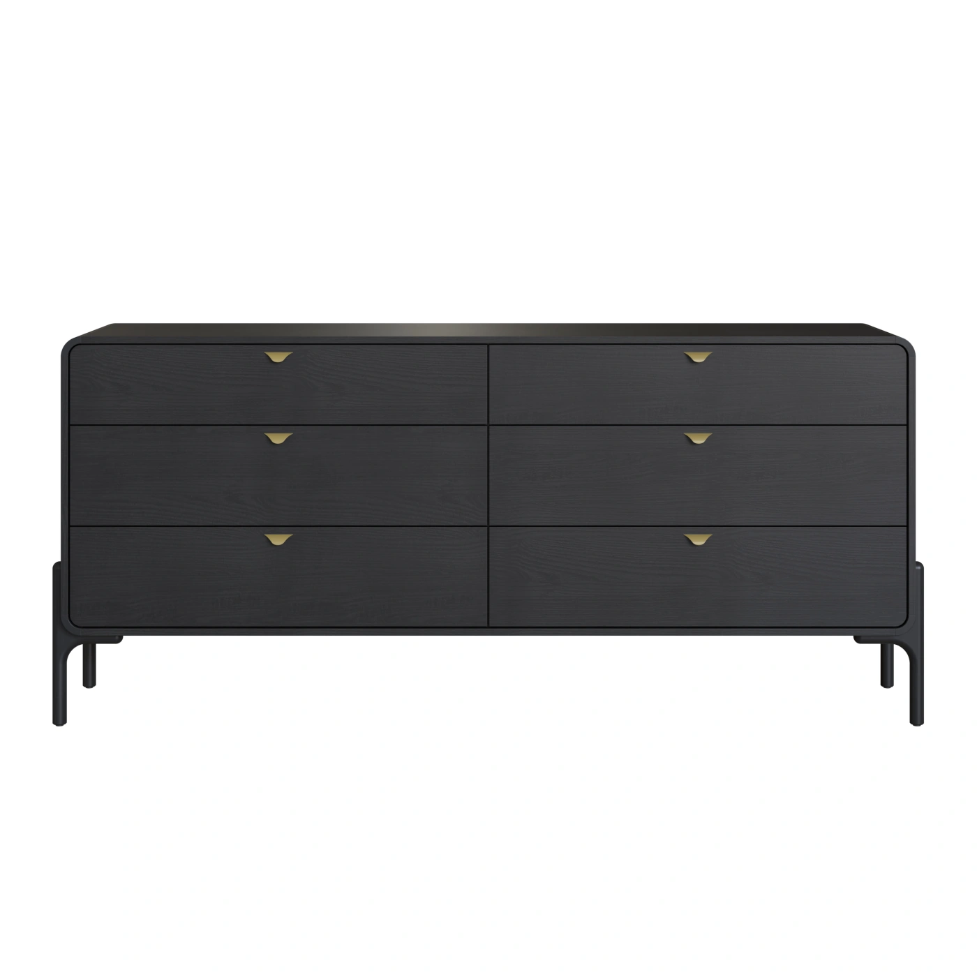 CÓMODA MAISON LINETTSELECT 6 CAJONES NEGRO - 2