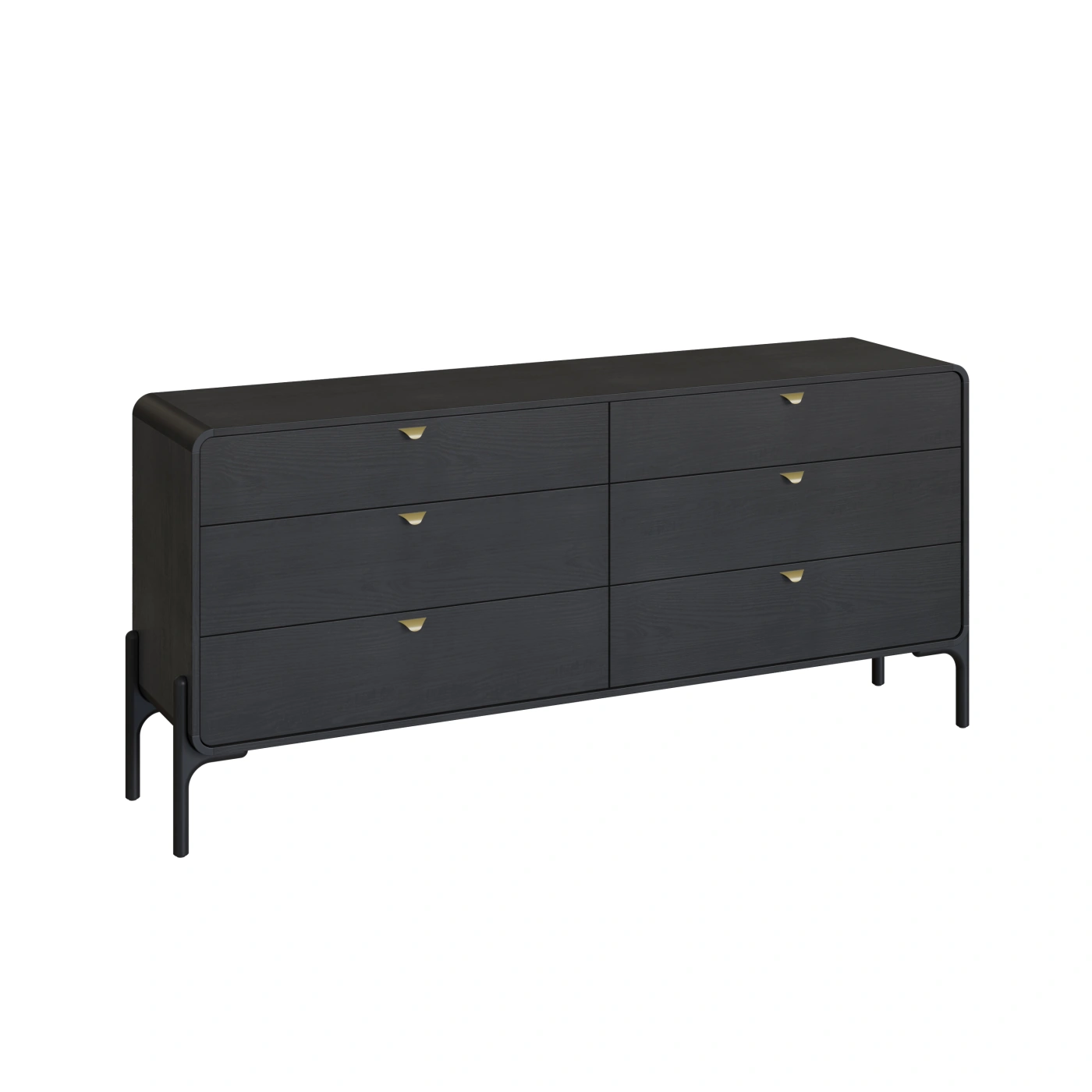 CÓMODA MAISON LINETTSELECT 6 CAJONES NEGRO - 5