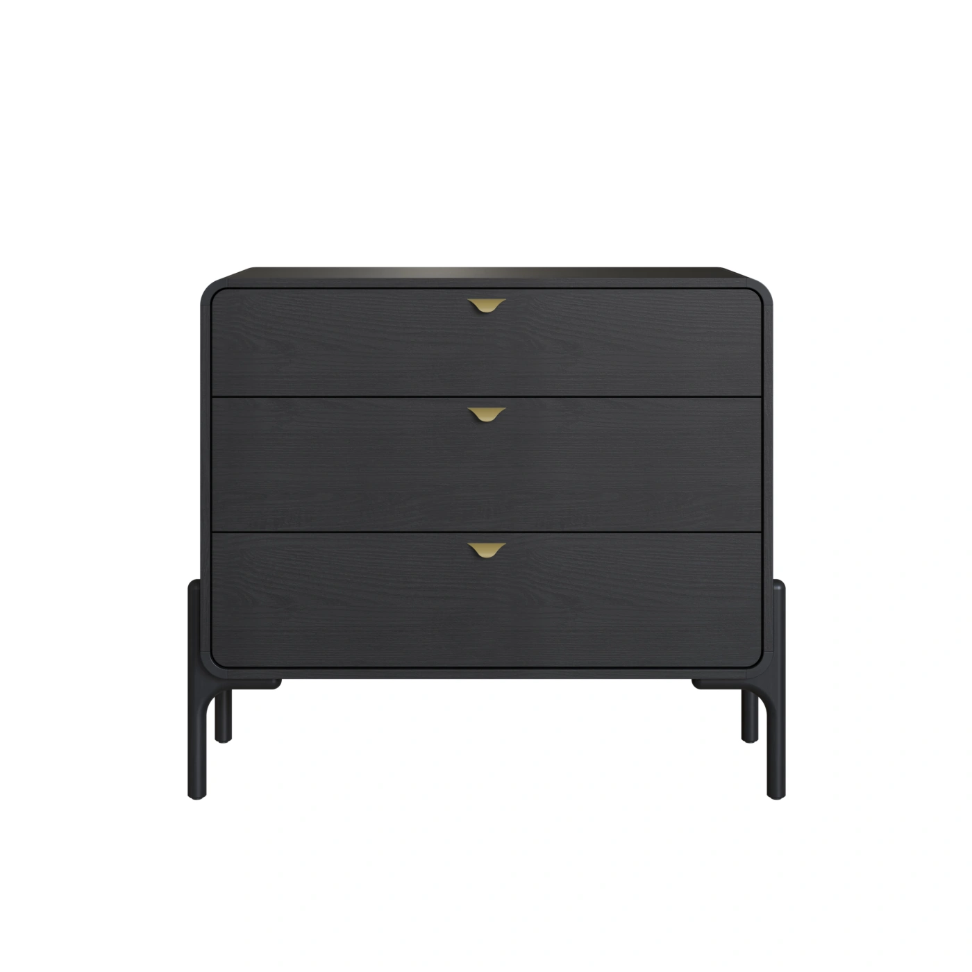 CÓMODA MAISON LINETTSELECT 3 CAJONES NEGRO - 2