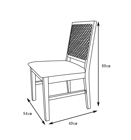 SET X2 SILLAS DE COMEDOR MAISON LINETT CHLOE - 3