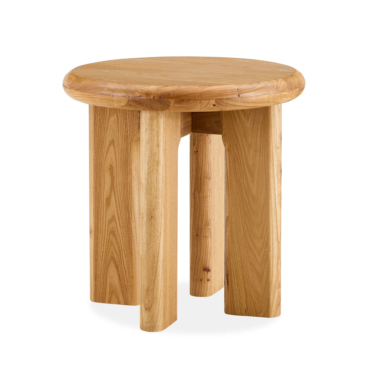 MESA LATERAL MAISON LINETT MARIE MADERA DE OLMO NATURAL - 2