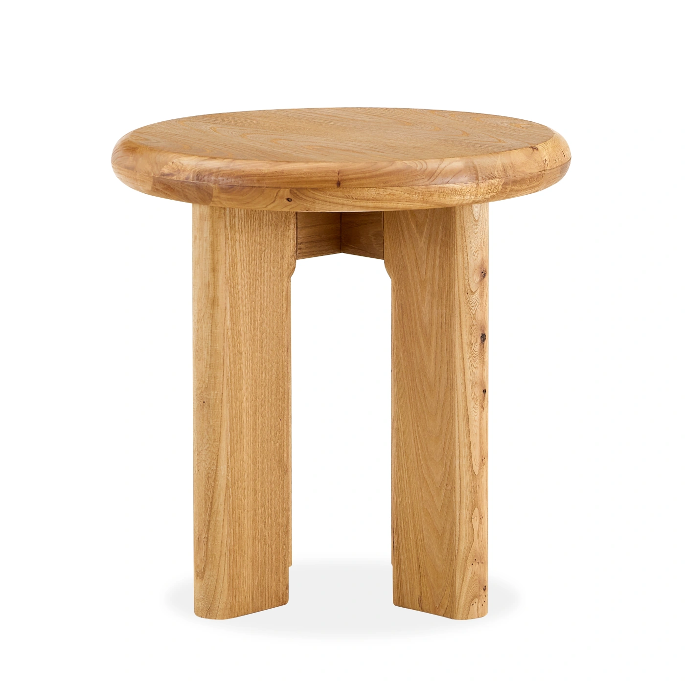 MESA LATERAL MAISON LINETT MARIE MADERA DE OLMO NATURAL - 4