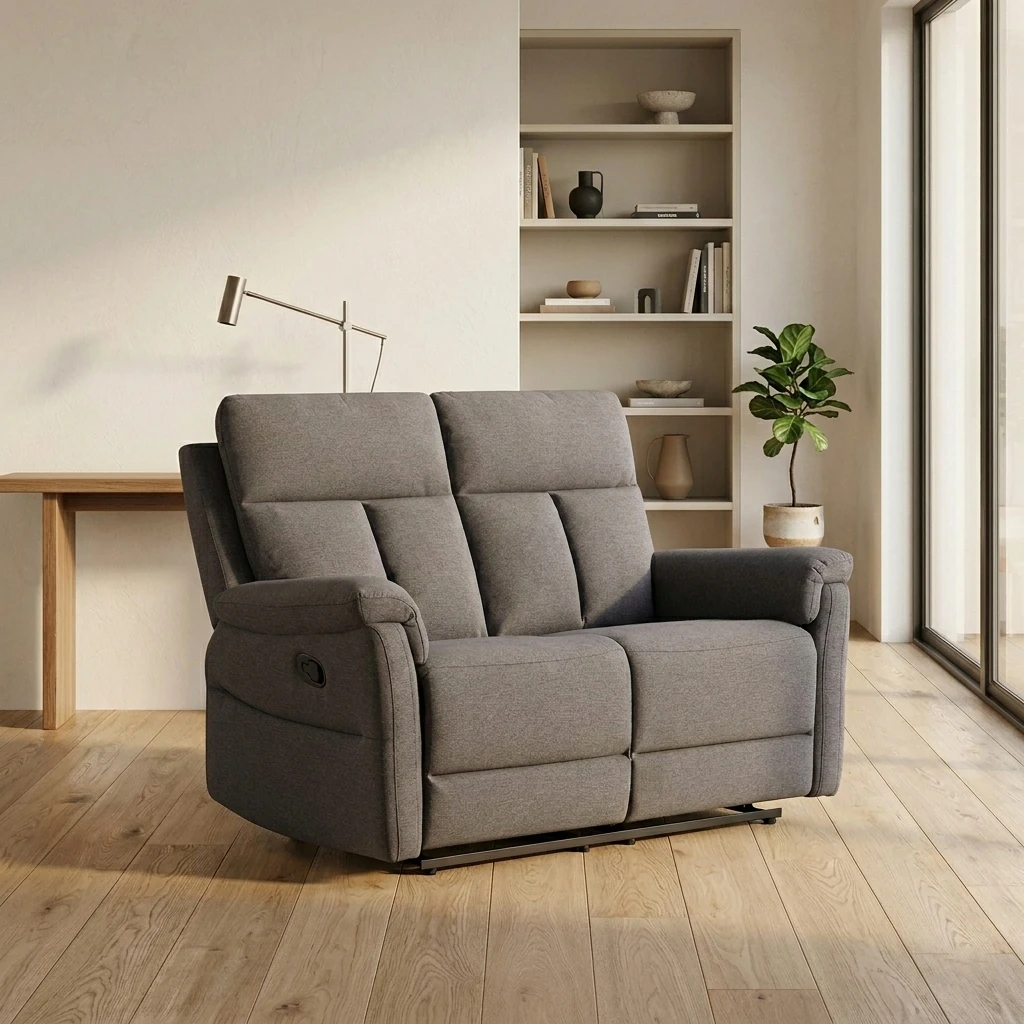 RECLINABLE RIPLEY HOME HAMILTON 2 CUERPOS GRIS - 1