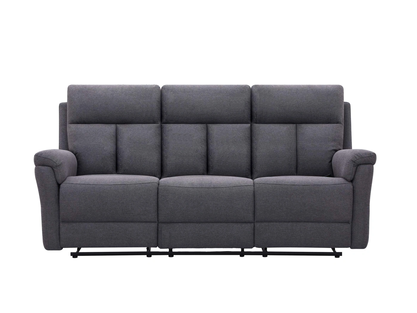 RECLINABLE RIPLEY HOME HAMILTON 3 CUERPOS GRIS - 2
