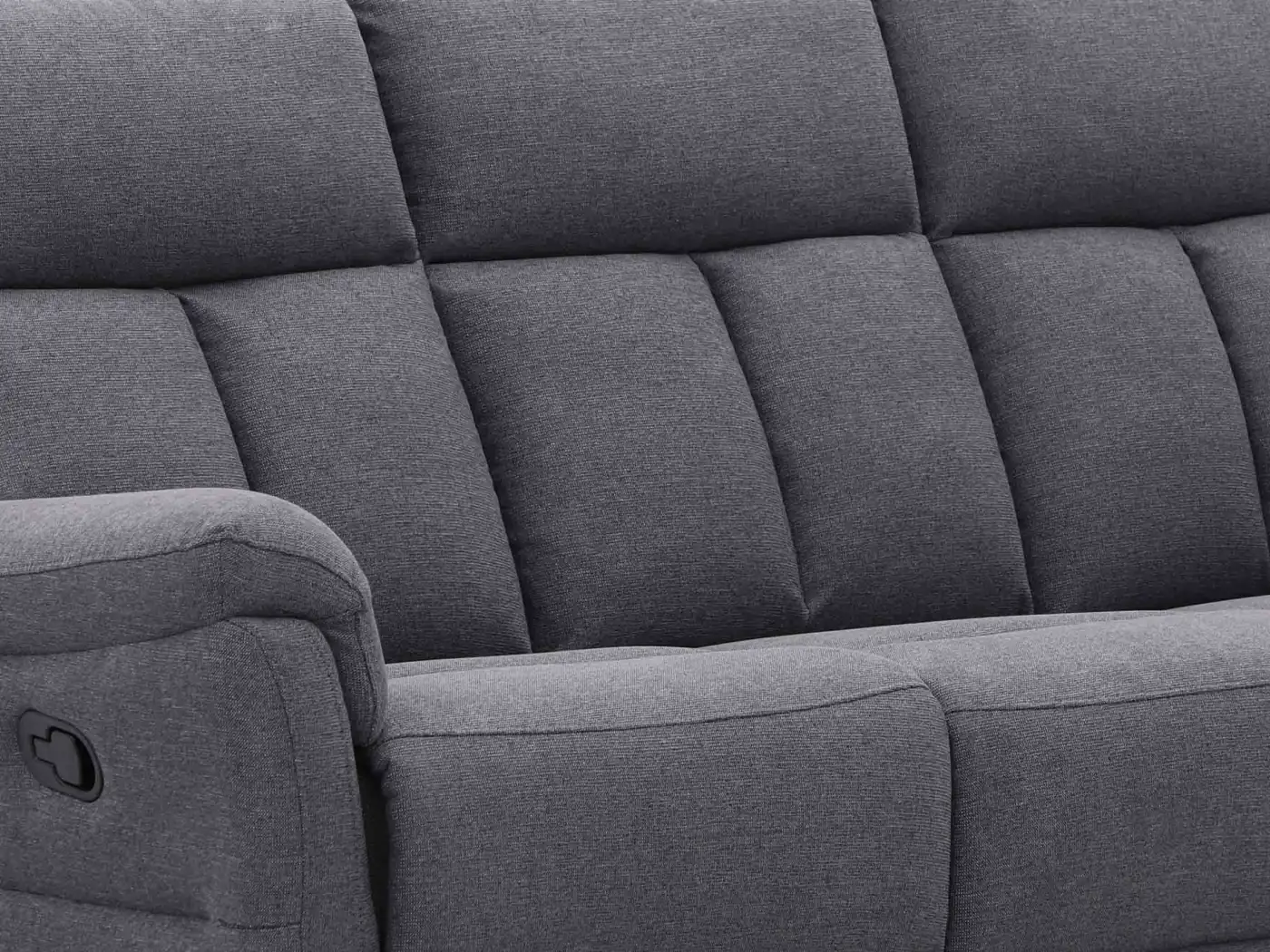 RECLINABLE RIPLEY HOME HAMILTON 3 CUERPOS GRIS - 5