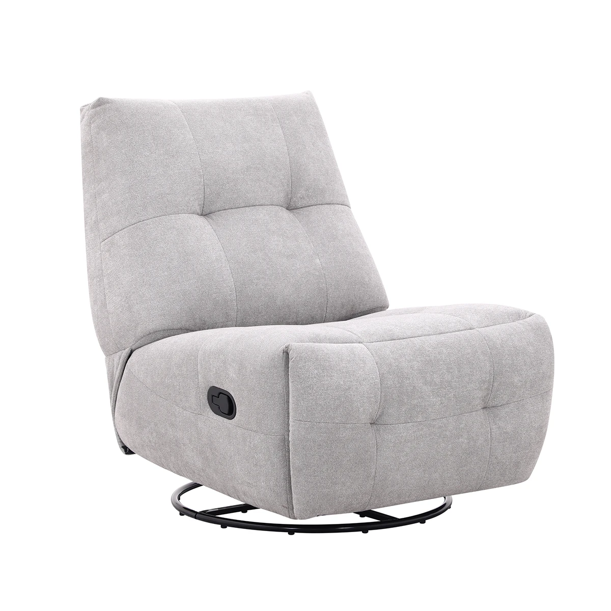 RECLINABLE RIPLEY HOME CARLOS BASE GIRATORIA GRIS - 2