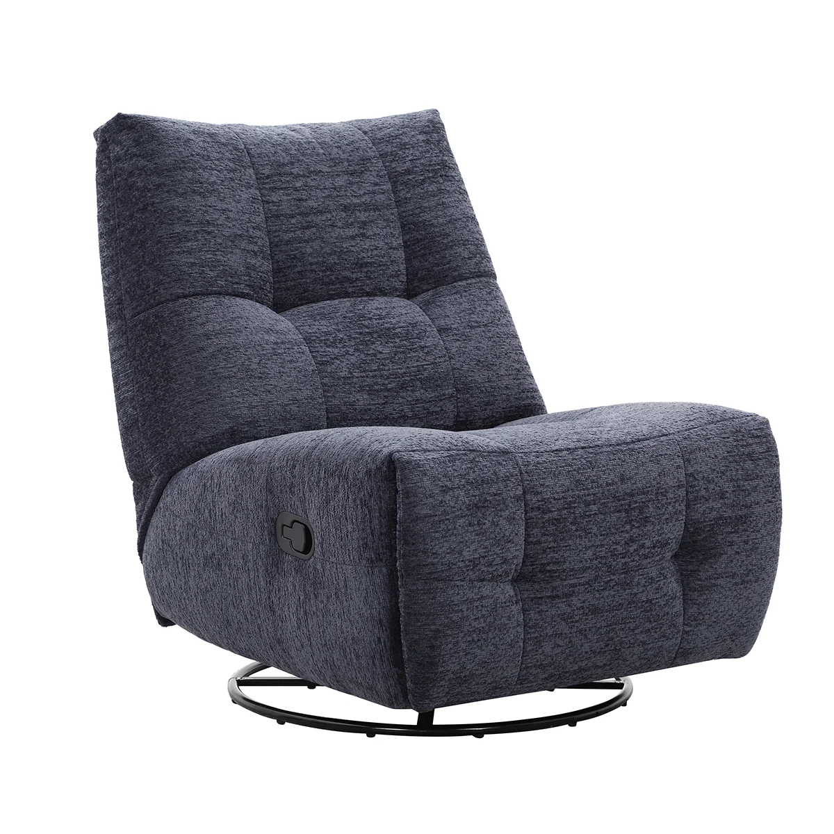 RECLINABLE RIPLEY HOME CARLOS BASE GIRATORIA AZUL - 2