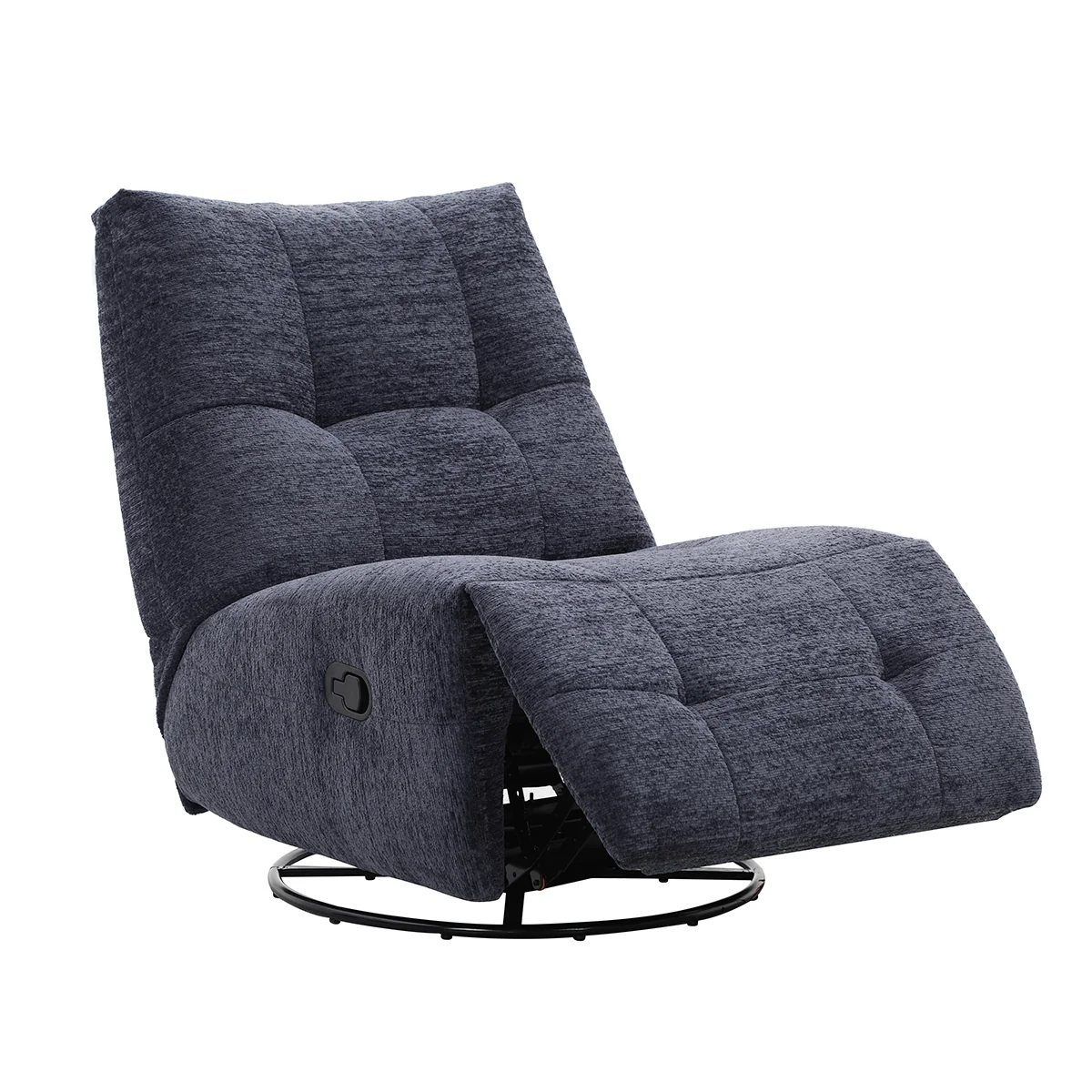 RECLINABLE RIPLEY HOME CARLOS BASE GIRATORIA AZUL - 4