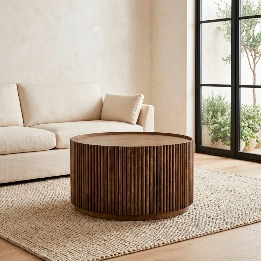 MESA DE CENTRO MAISON LINETT MARCEL WENGUE - 1
