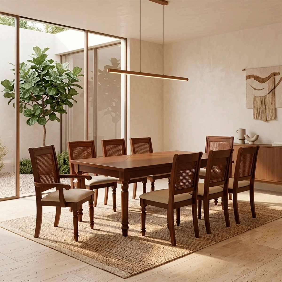 JUEGO DE COMEDOR RIPLEY HOME ANTONIETA 8 SILLAS - 1
