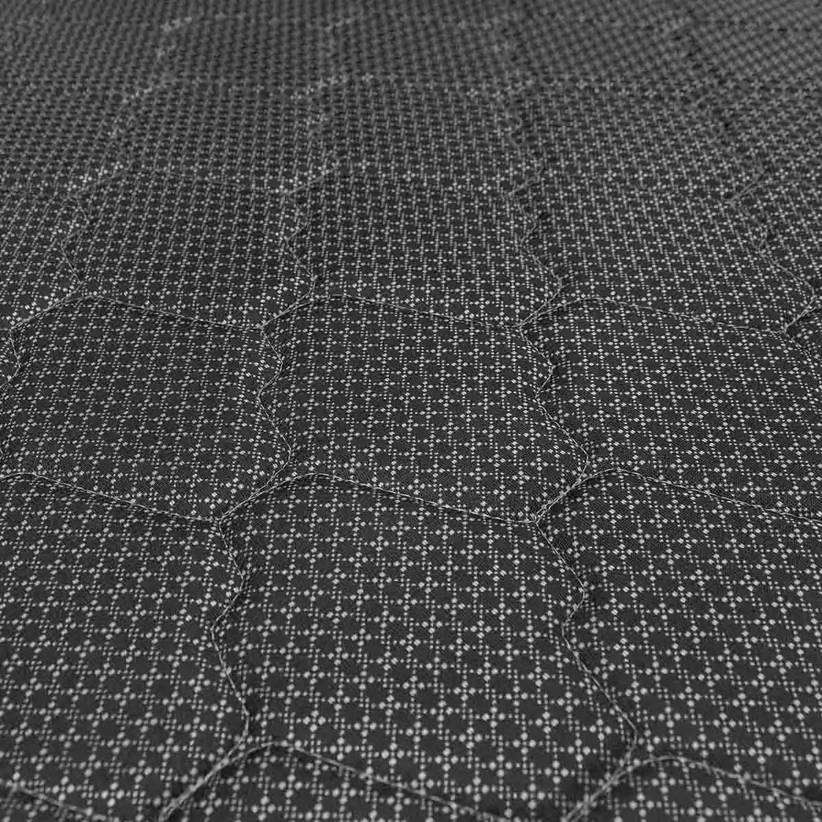 DORMITORIO SABANERA FORLI ACQUA 2 PLAZAS GRIS + VELADOR TURIN CARAMELO - 6