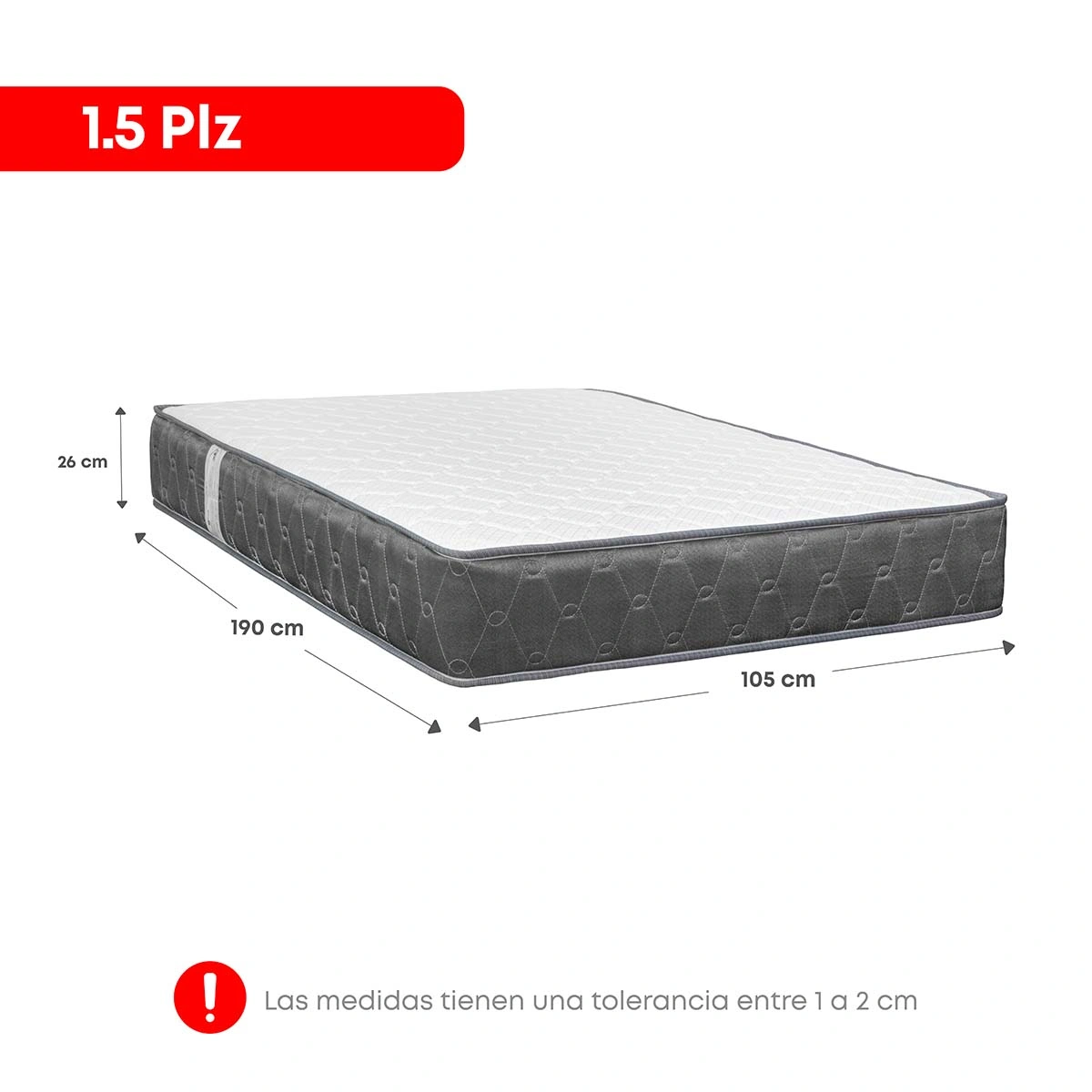 DORMITORIO FORLI ACQUA 1.5 PLAZAS + ALMOHADA - 7