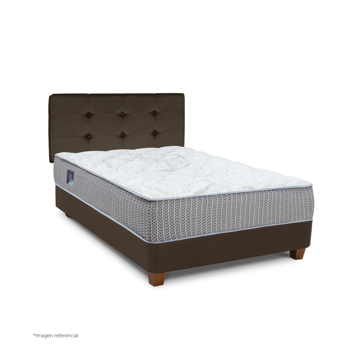 DORMITORIO AMERICANO POCKET NOVO 1.5 PLAZAS ALFA MARRÓN - 1