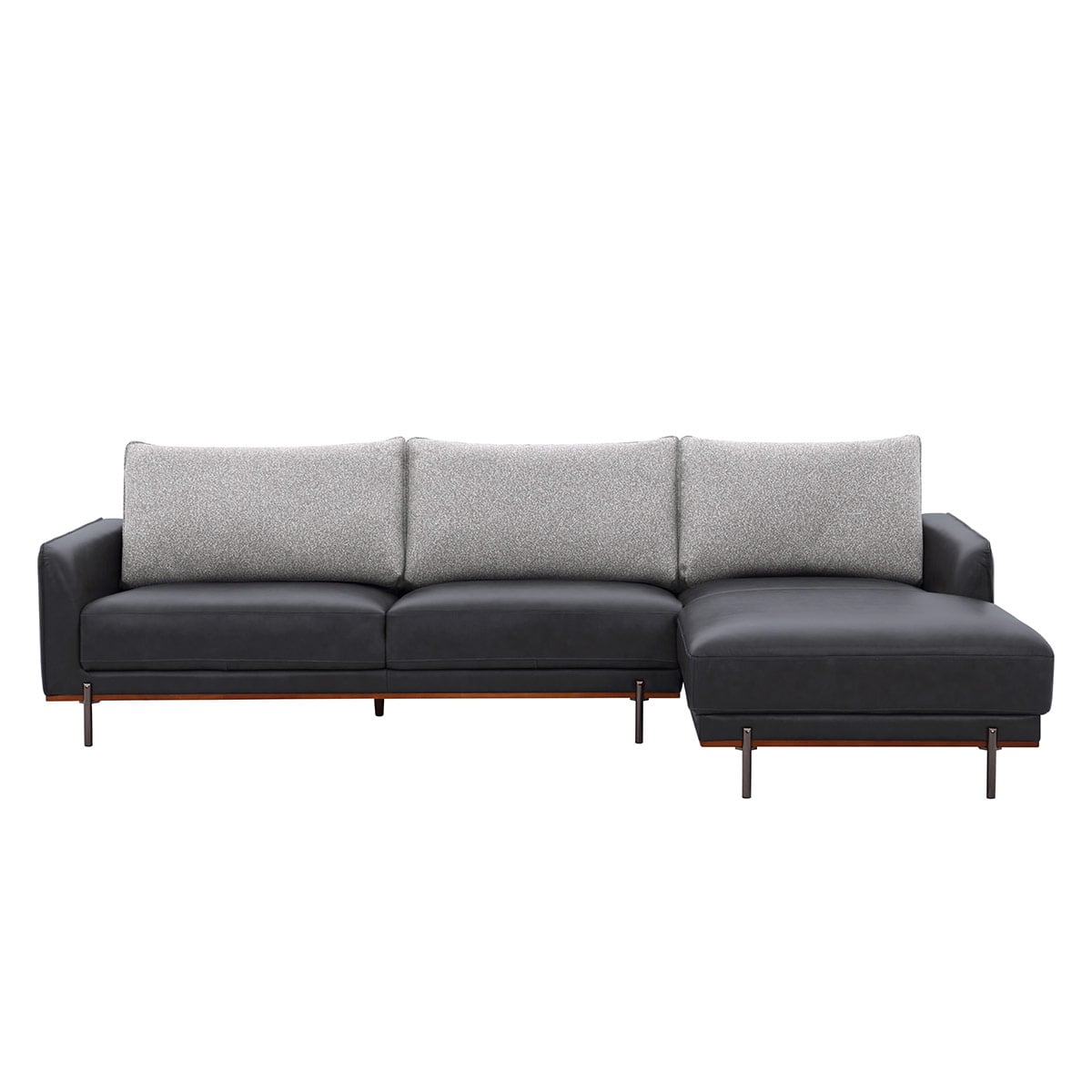 SECCIONAL RIPLEY HOME LISBOA GRIS OSCURO - 5