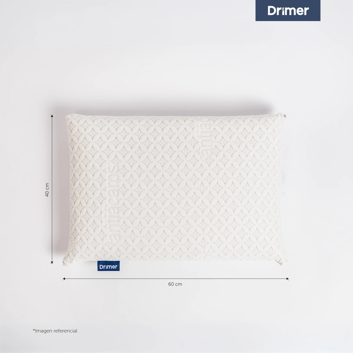 ALMOHADA DRIMER VISCO ANTIACAROS 60X40 CM - 4