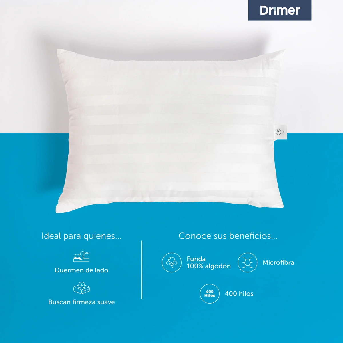 ALMOHADA DRIMER AIR 70X50 CM - 2