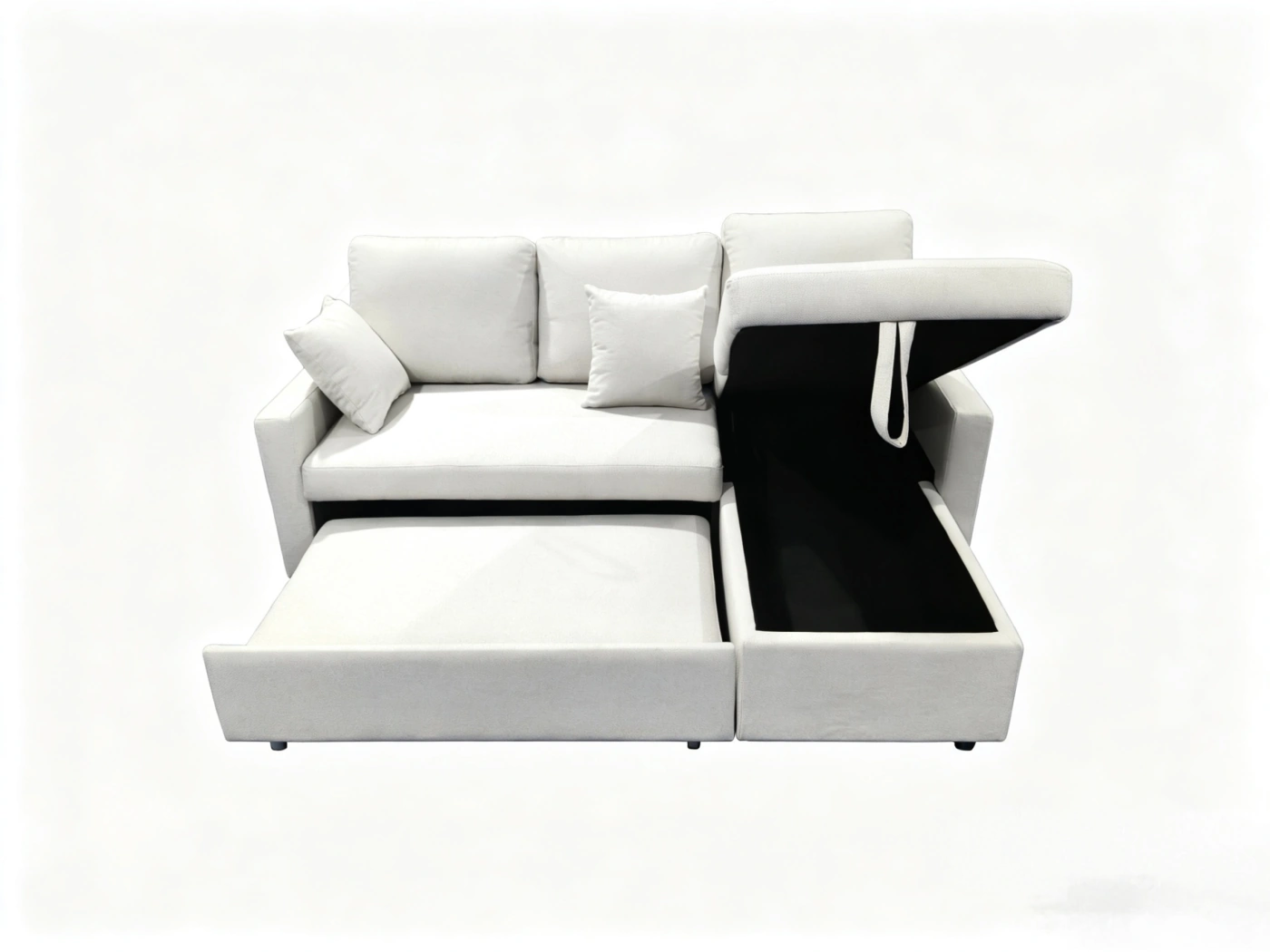 SECCIONAL DERECHO RIPLEY HOME BAÚL 4 CUERPOS IVORY - 6