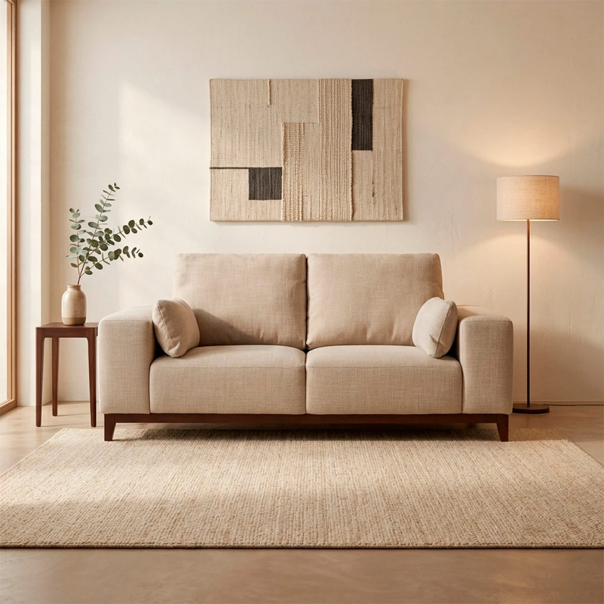 SOFÁ RIPLEY HOME VALENCIA 2 CUERPOS BEIGE - 1