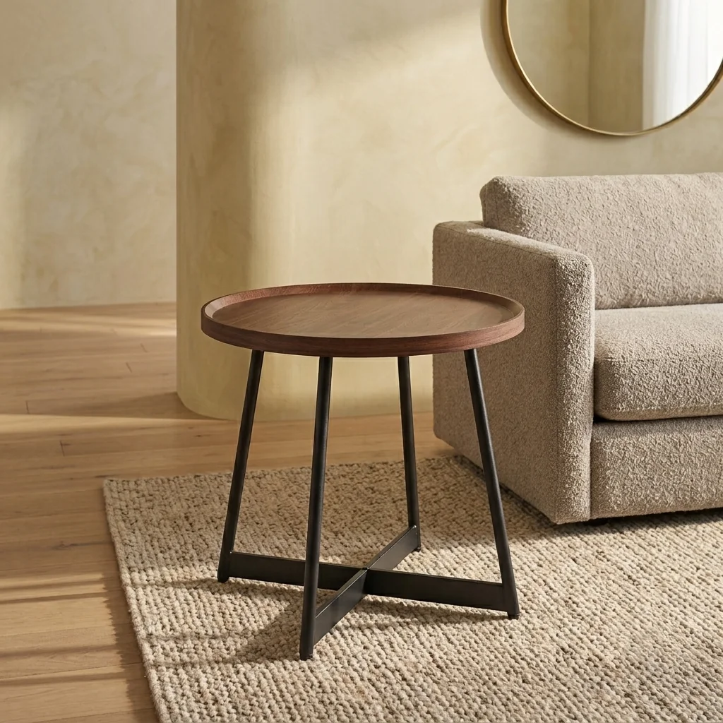 MESA LATERAL RIPLEY HOME TOMAS 50X50 CM  - 1
