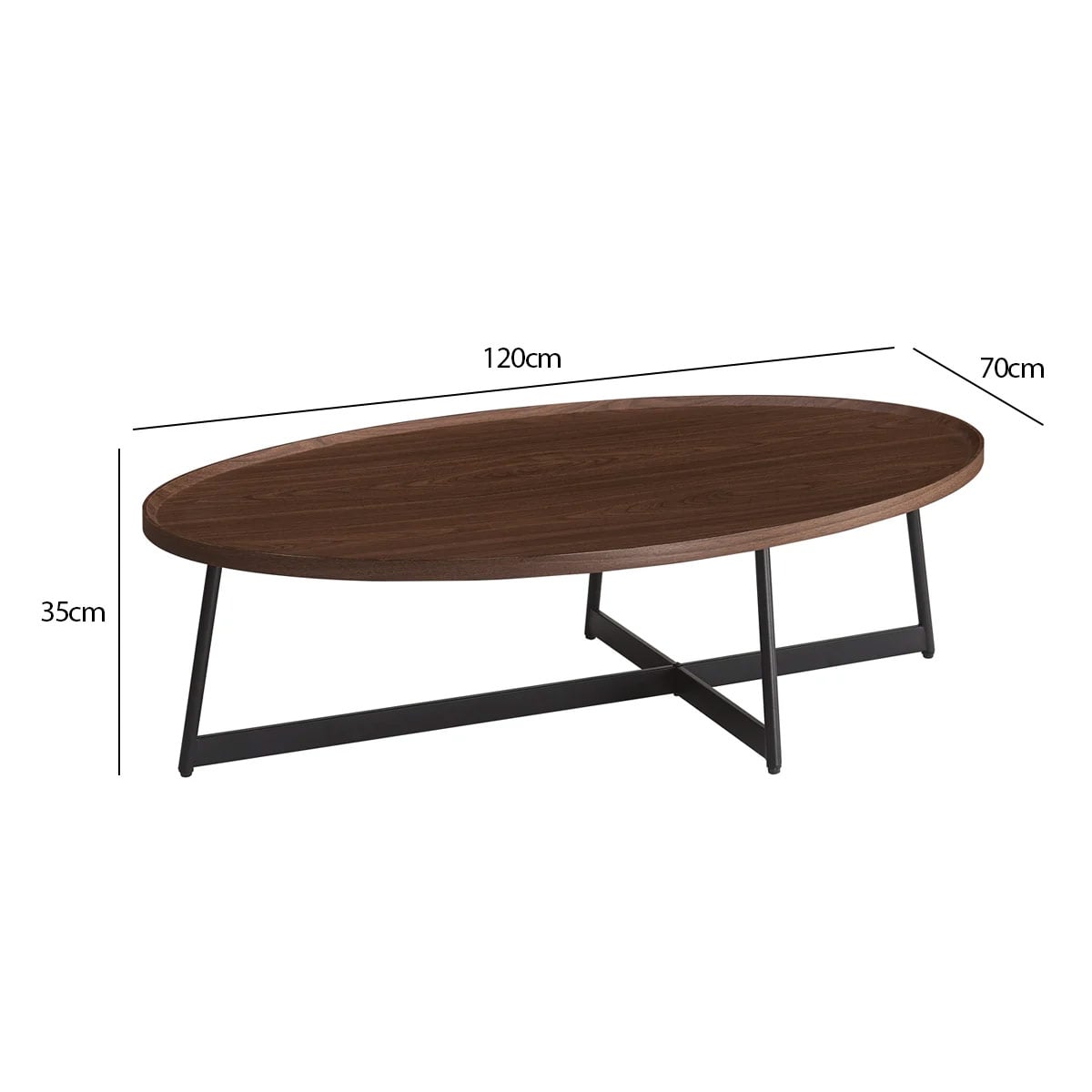 MESA DE CENTRO RIPLEY HOME TOMAS CAFÉ OSCURO - 5