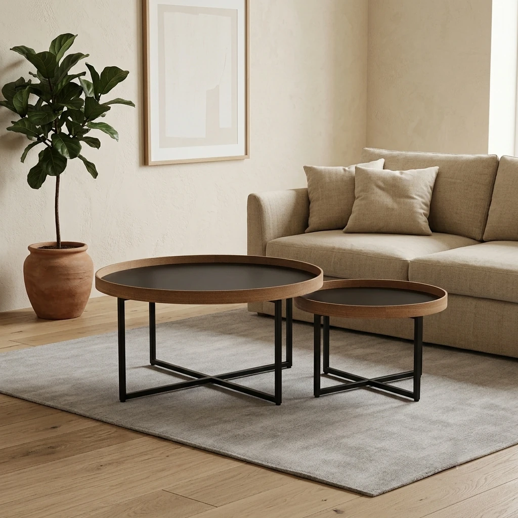 SETX2 MESA DE CENTRO RIPLEY HOME NATALIA - 1