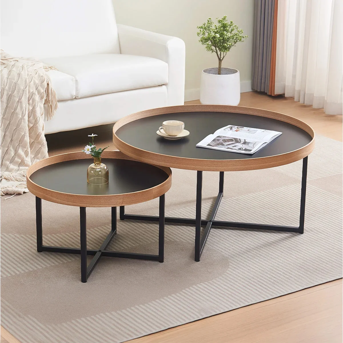 MESA DE CENTRO RIPLEY HOME NATALIA CAFÉ OSCURO - 1